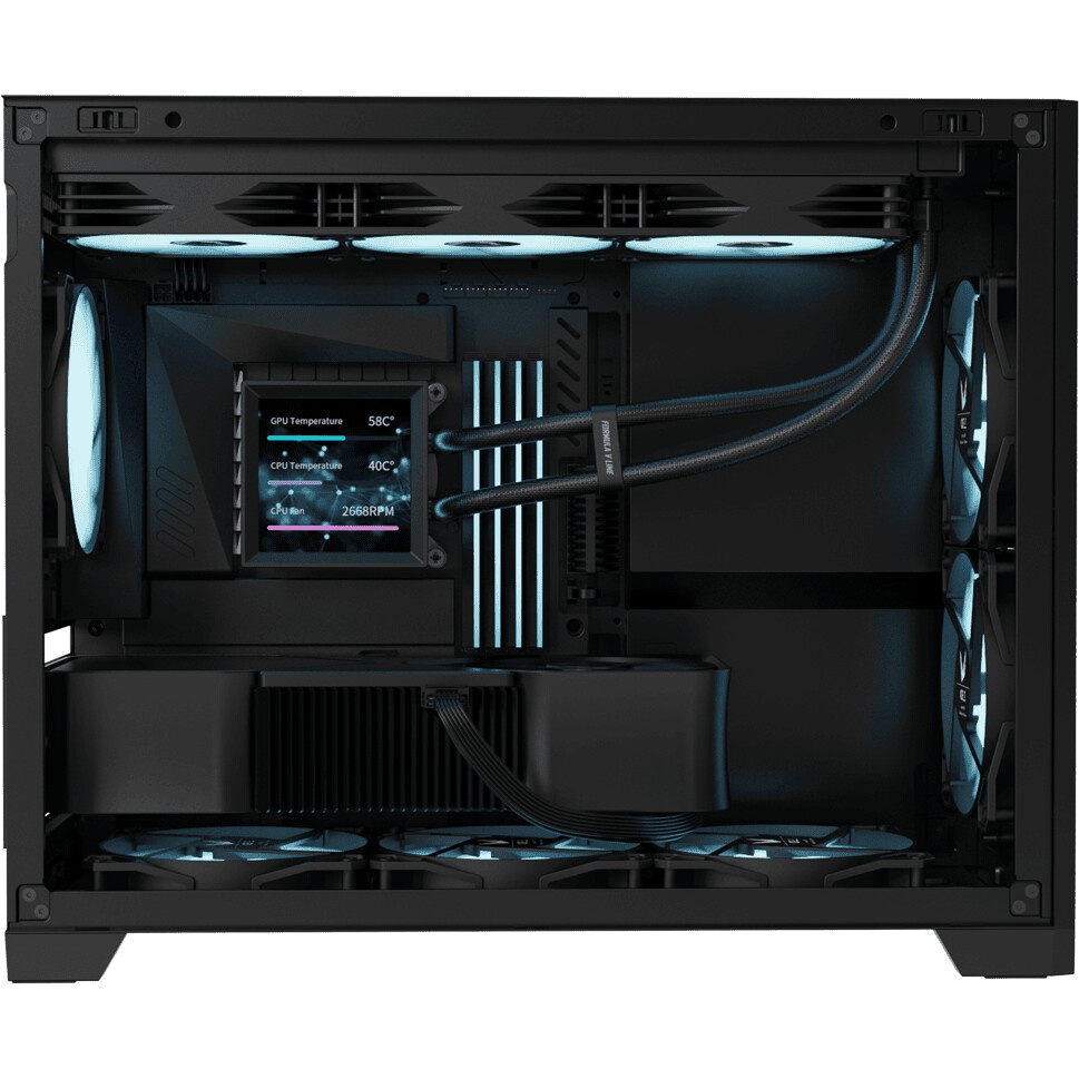 Компьютерный корпус AeroCool / Formula Air Mesh G4 черный без БП mATX 1x120mm 1xUSB2.0 1xUSB3.0 audi
