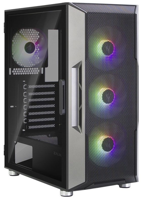 Компьютерный корпус ZALMAN I3 NEO, ATX, BLACK, FRONT MESH, WINDOW, 2x3.5", 3x2.5", 1xUSB2.0, 2xUSB3.