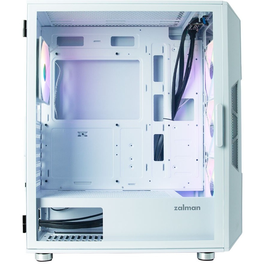Компьютерный корпус MidiTower Zalman I3 NEO white (ATX, front mesh, USB2.0 x1, USB3.0x2, 4x120mm RGB