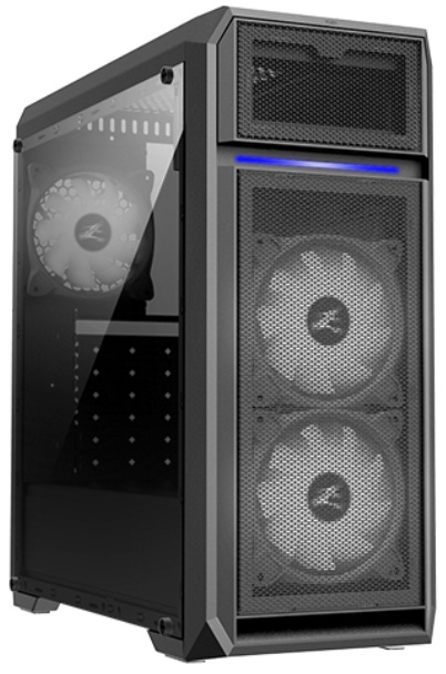 Компьютерный корпус ZALMAN N5 OF, ATX, BLACK, WINDOW, 1x5.25", 4x3.5", 1x2.5", 2xUSB2.0, 1xUSB3.0, F