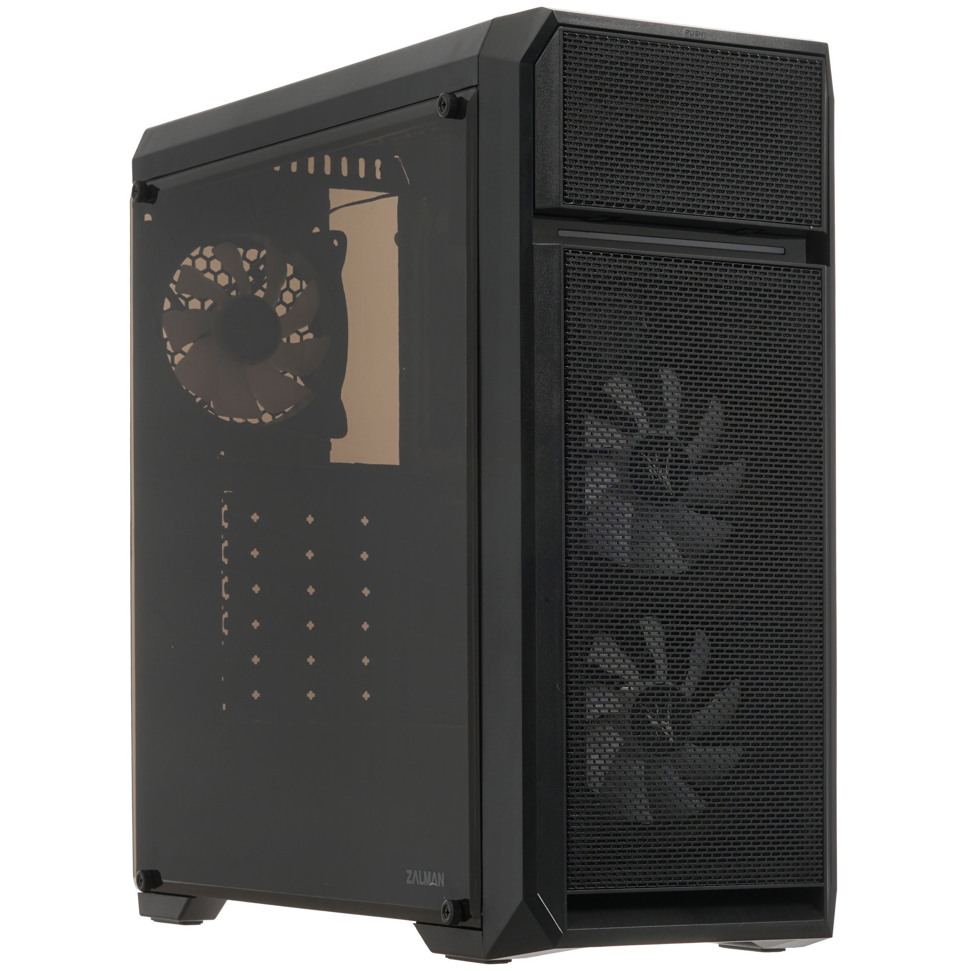 Компьютерный корпус ZALMAN N5 OF, ATX, BLACK, WINDOW, 1x5.25", 4x3.5", 1x2.5", 2xUSB2.0, 1xUSB3.0, F