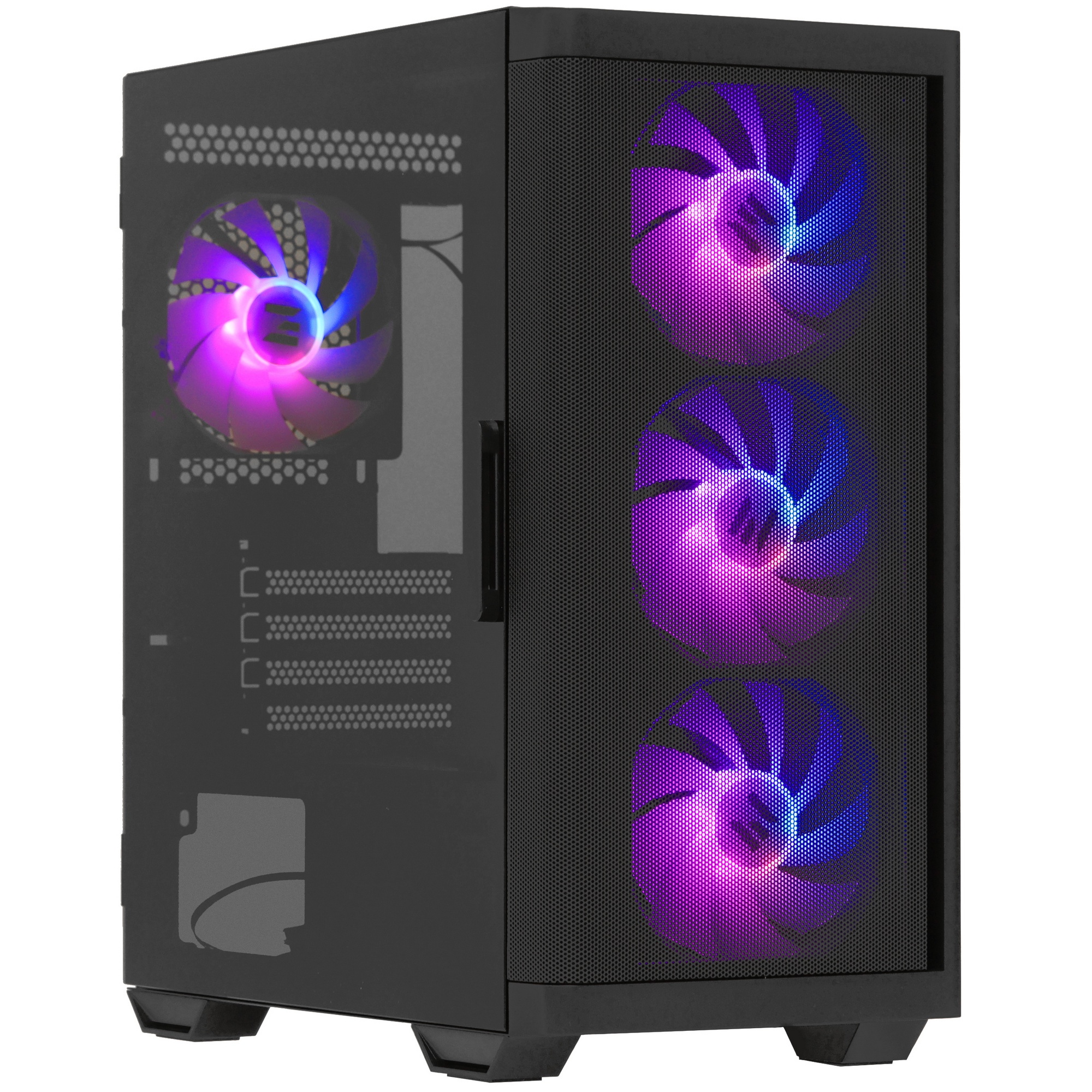 Компьютерный корпус ZALMAN M4, MATX, BLACK, WINDOW, 1xCombo (3.5'' or 2.5''), 1x3.5", 2x2.5", 1xUSB2