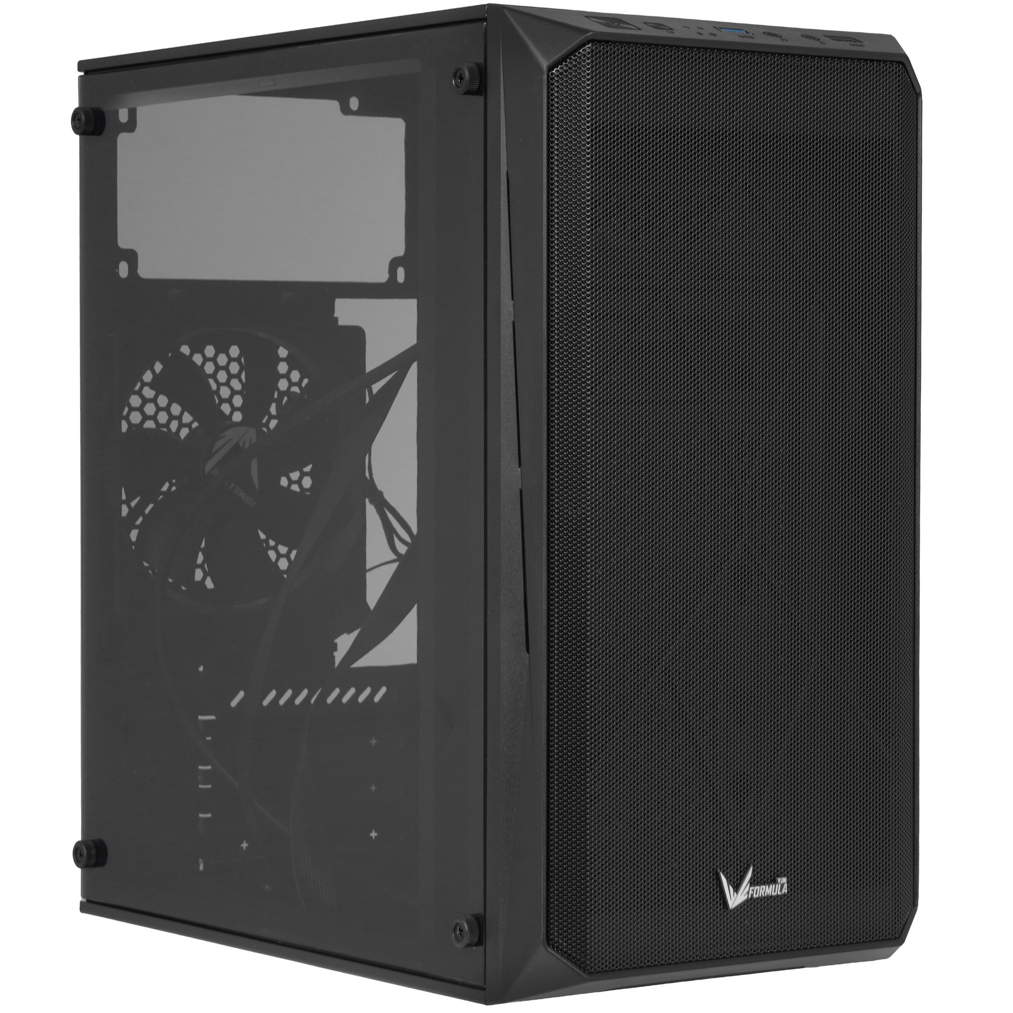 Компьютерный корпус Aerocool / Formula CS-107 черный без БП mATX 1x120mm 1xUSB2.0 1xUSB3.0 audio
