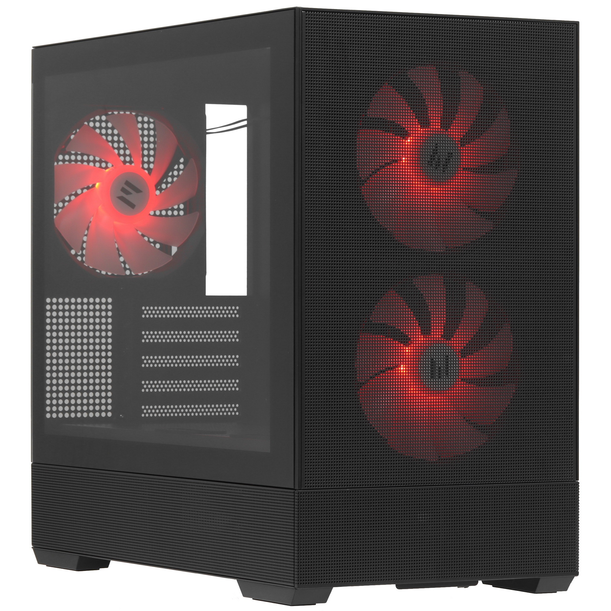 Компьютерный корпус ZALMAN P30 AIR, MATX, BLACK, WINDOW, 2xCombo (3.5'' or 2.5''), 3x2.5", 1xUSB TYP