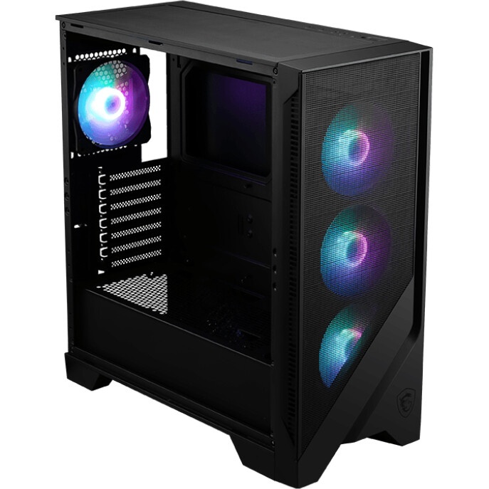 Компьютерный корпус MidiTower MSI MAG VAMPIRIC 100R (ATX, без БП, ARGB, 2xUSB2.0 Type-A + USB3.2 Typ
