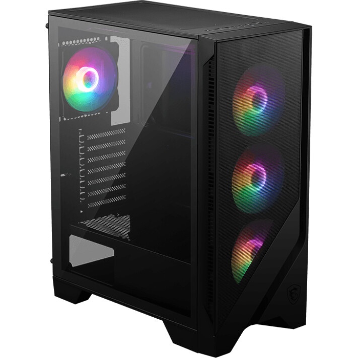 Компьютерный корпус MidiTower MSI MAG VAMPIRIC 100R (ATX, без БП, ARGB, 2xUSB2.0 Type-A + USB3.2 Typ