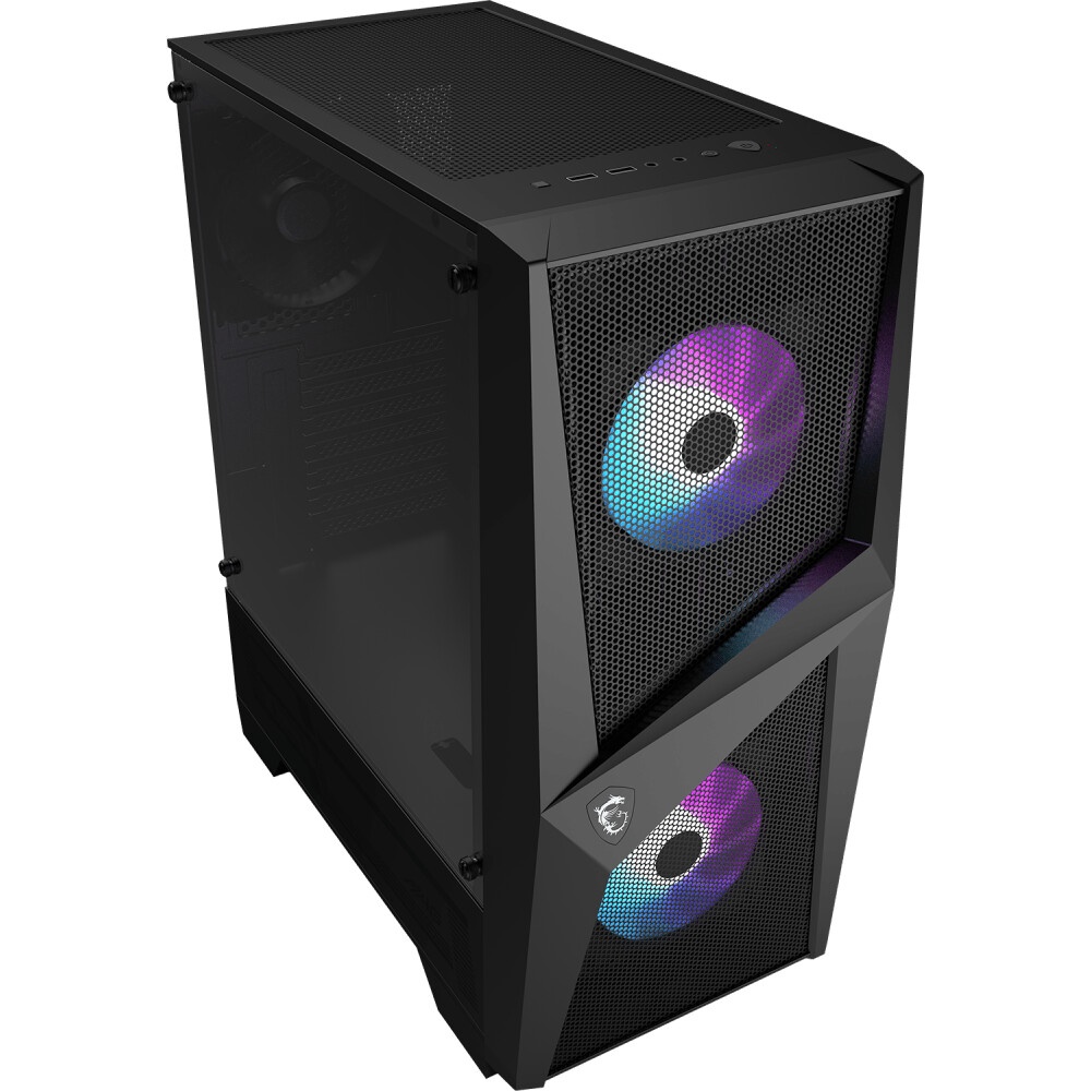 Компьютерный корпус MidiTower MSI MAG VAMPIRIC 100R (ATX, без БП, ARGB, 2xUSB2.0 Type-A + USB3.2 Typ