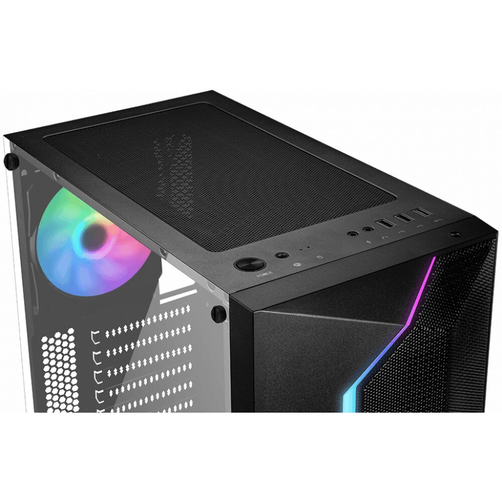 Компьютерный корпус MidiTower MSI MAG VAMPIRIC 100R (ATX, без БП, ARGB, 2xUSB2.0 Type-A + USB3.2 Typ
