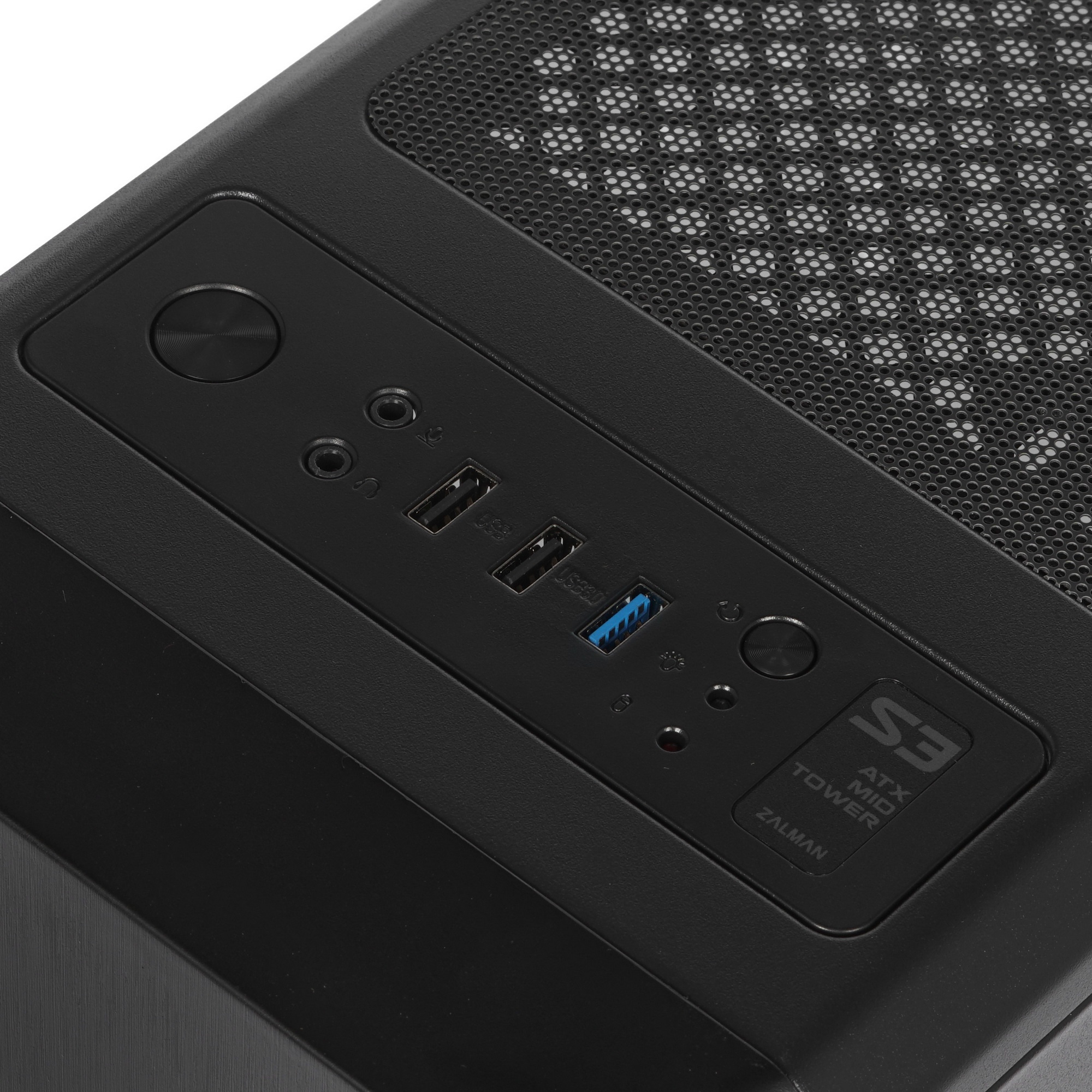 Компьютерный корпус Zalman S3 черный без БП ATX 2x120mm 2xUSB2.0 1xUSB3.0 audio bott PSU