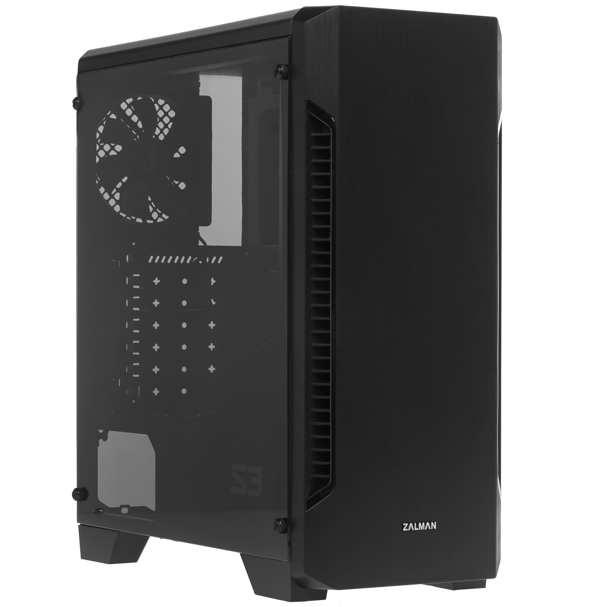 Компьютерный корпус Zalman S3 черный без БП ATX 2x120mm 2xUSB2.0 1xUSB3.0 audio bott PSU