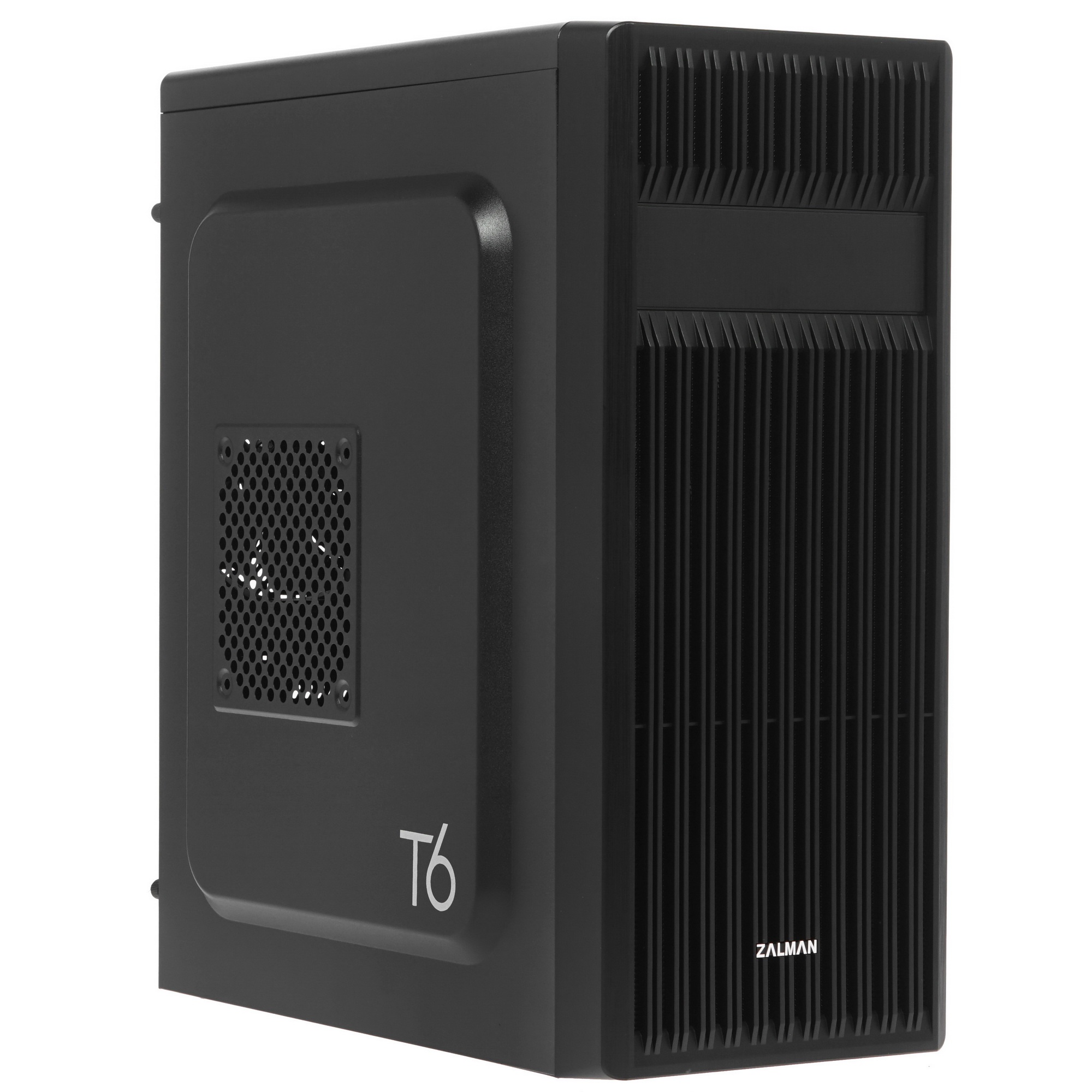 Компьютерный корпус Zalman ZM-T6 черный без БП ATX 1xUSB2.0 1xUSB3.0 audio bott PSU