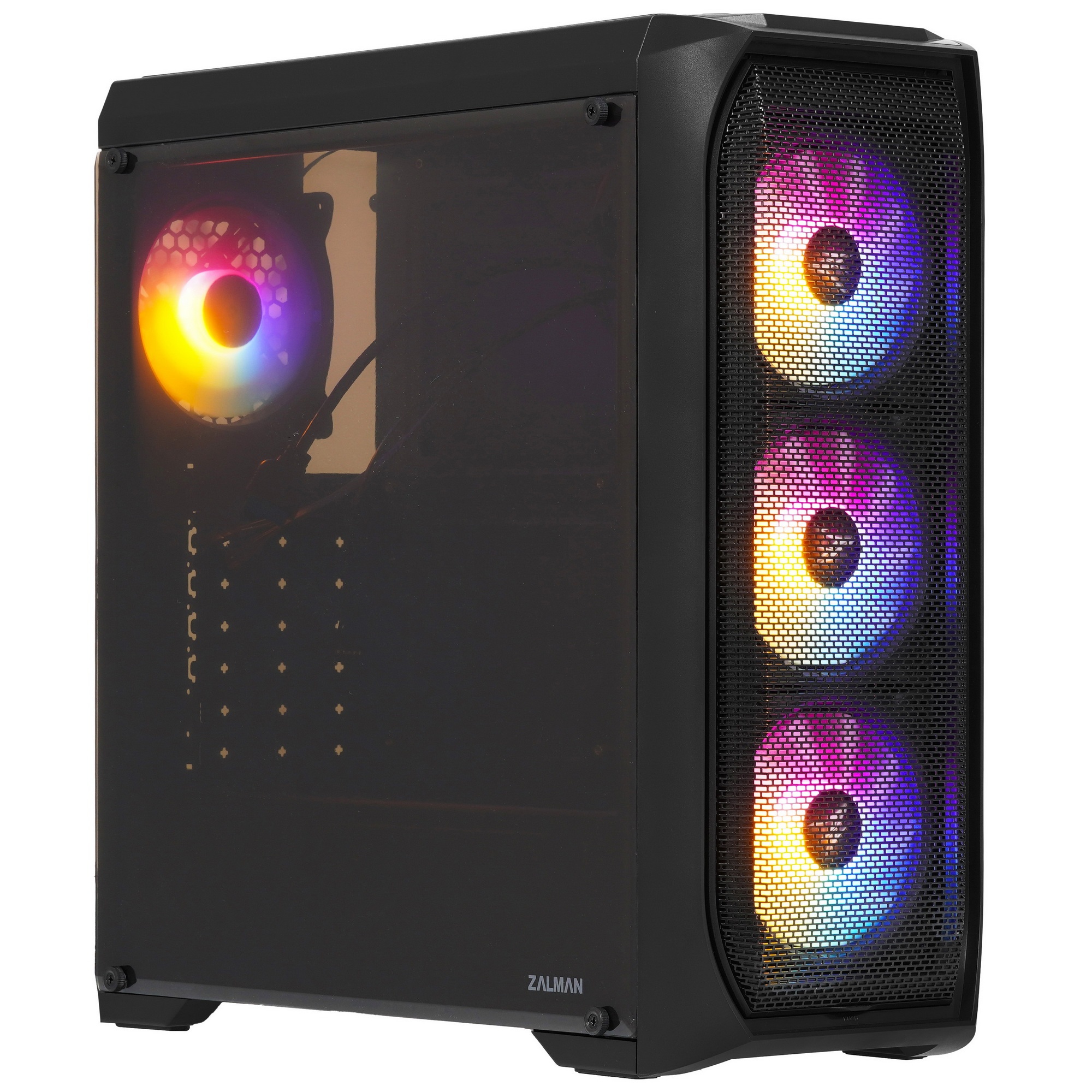 Компьютерный корпус ZALMAN N5 MF, ATX, BLACK, WINDOW, 1x5.25", 4x3.5", 1x2.5", 2xUSB2.0, 1xUSB3.0, F
