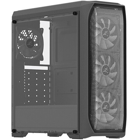 Компьютерный корпус ZALMAN S4 Plus, ATX, BLACK, WINDOW, 1x5.25", 4x3.5", 1x2.5", 2xUSB2.0, 1xUSB3.0,