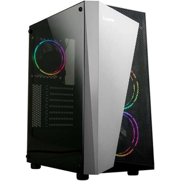 Компьютерный корпус ZALMAN S4 Plus, ATX, BLACK, WINDOW, 1x5.25", 4x3.5", 1x2.5", 2xUSB2.0, 1xUSB3.0,
