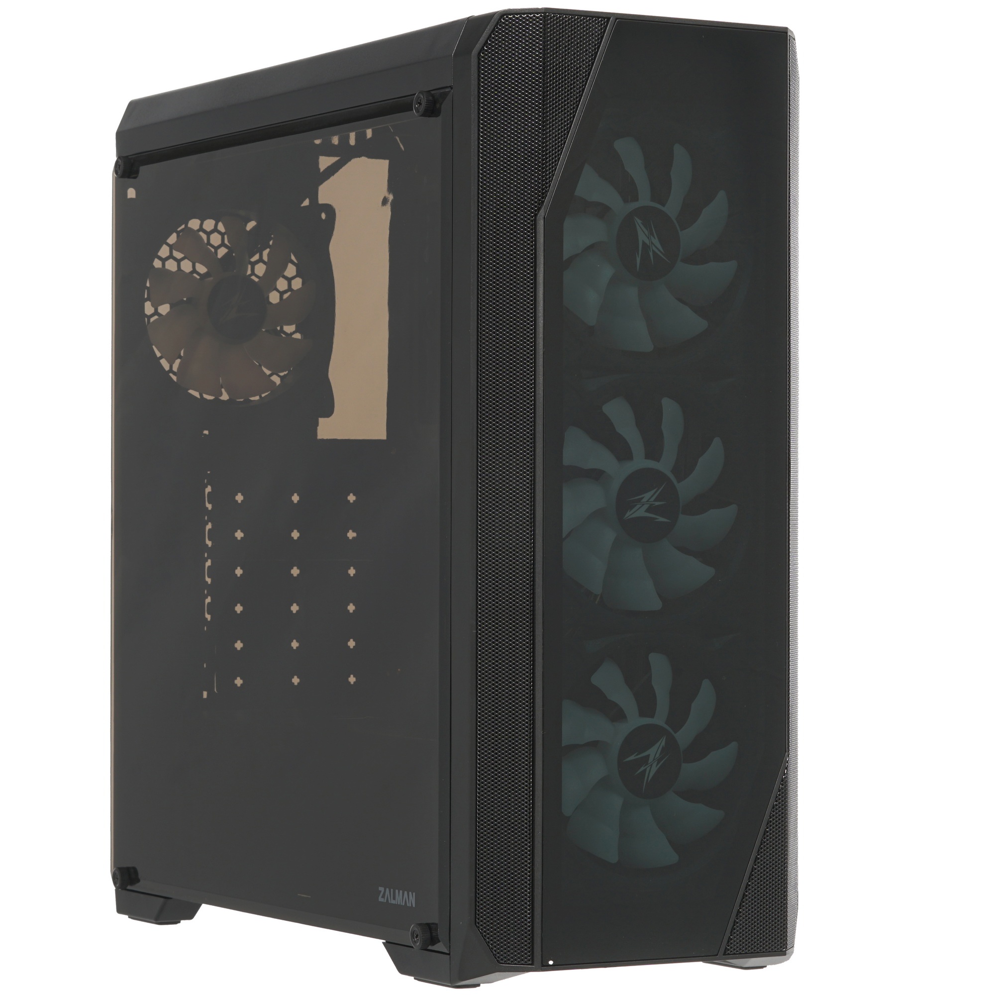 Компьютерный корпус ZALMAN N5 TF, ATX, BLACK, WINDOW, 1x5.25", 4x3.5", 1x2.5", 2xUSB2.0, 1xUSB3.0, F
