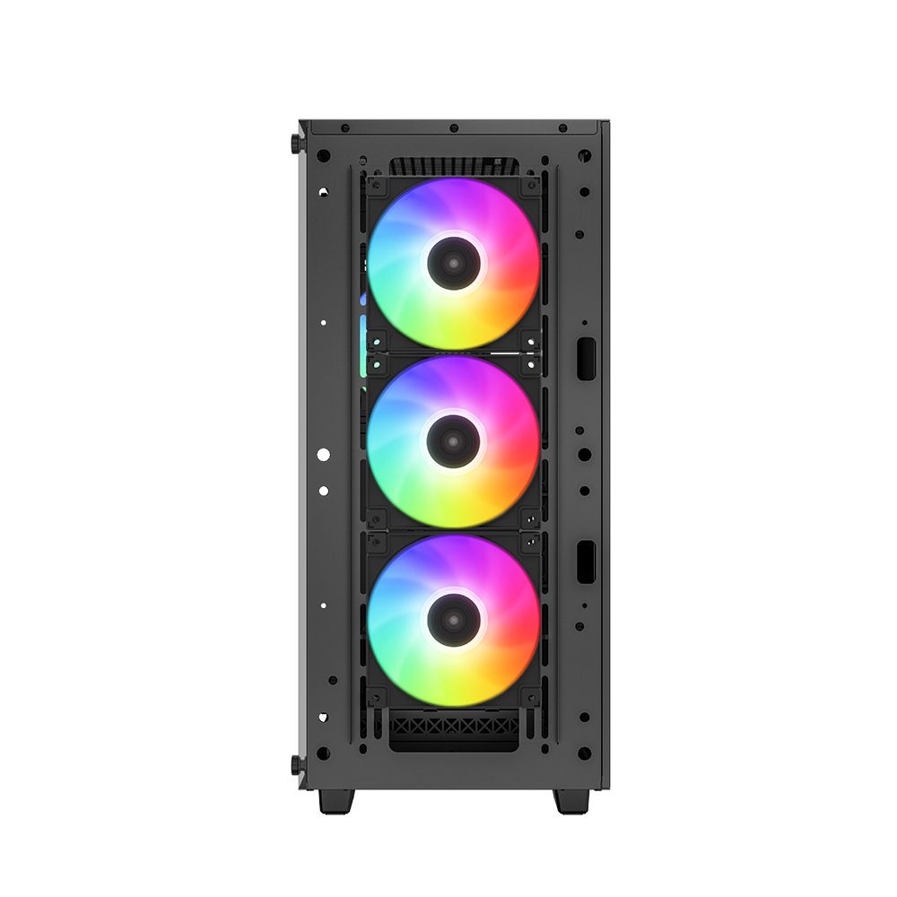 Компьютерный корпус Deepcool CC560 ARGB V2 без БП, боковое окно (закаленное стекло), 3x120мм ARGB LE