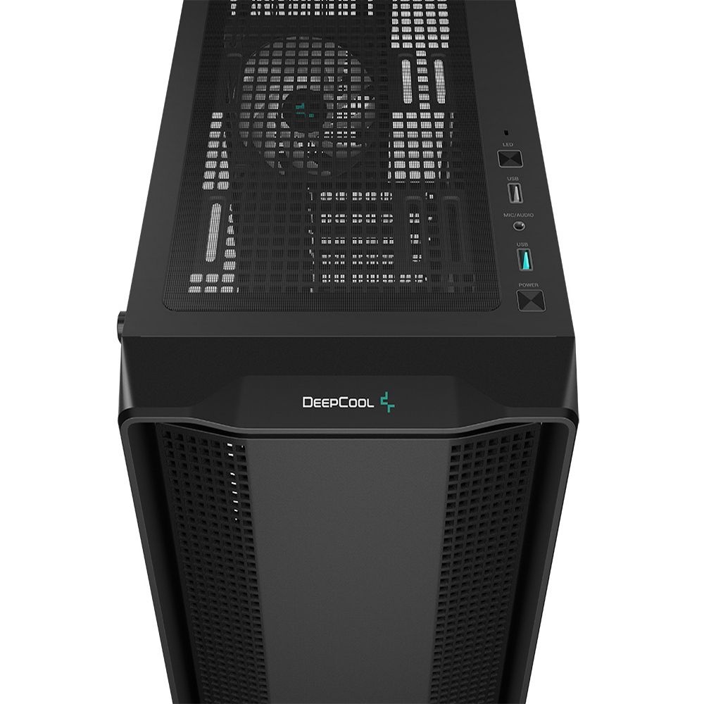 Компьютерный корпус Deepcool CC560 ARGB V2 без БП, боковое окно (закаленное стекло), 3x120мм ARGB LE