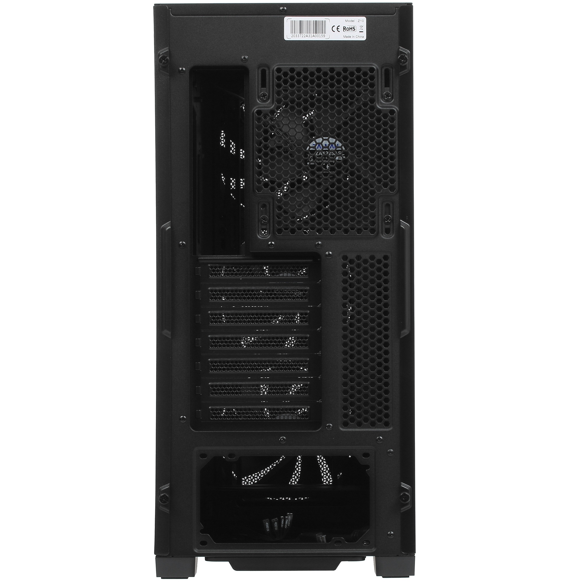 Компьютерный корпус ZALMAN Z10, ATX, BLACK, WINDOW, 2x3.5", 2x2.5", 2xUSB3.0, 1xUSB 3.1 Type-C, FRON
