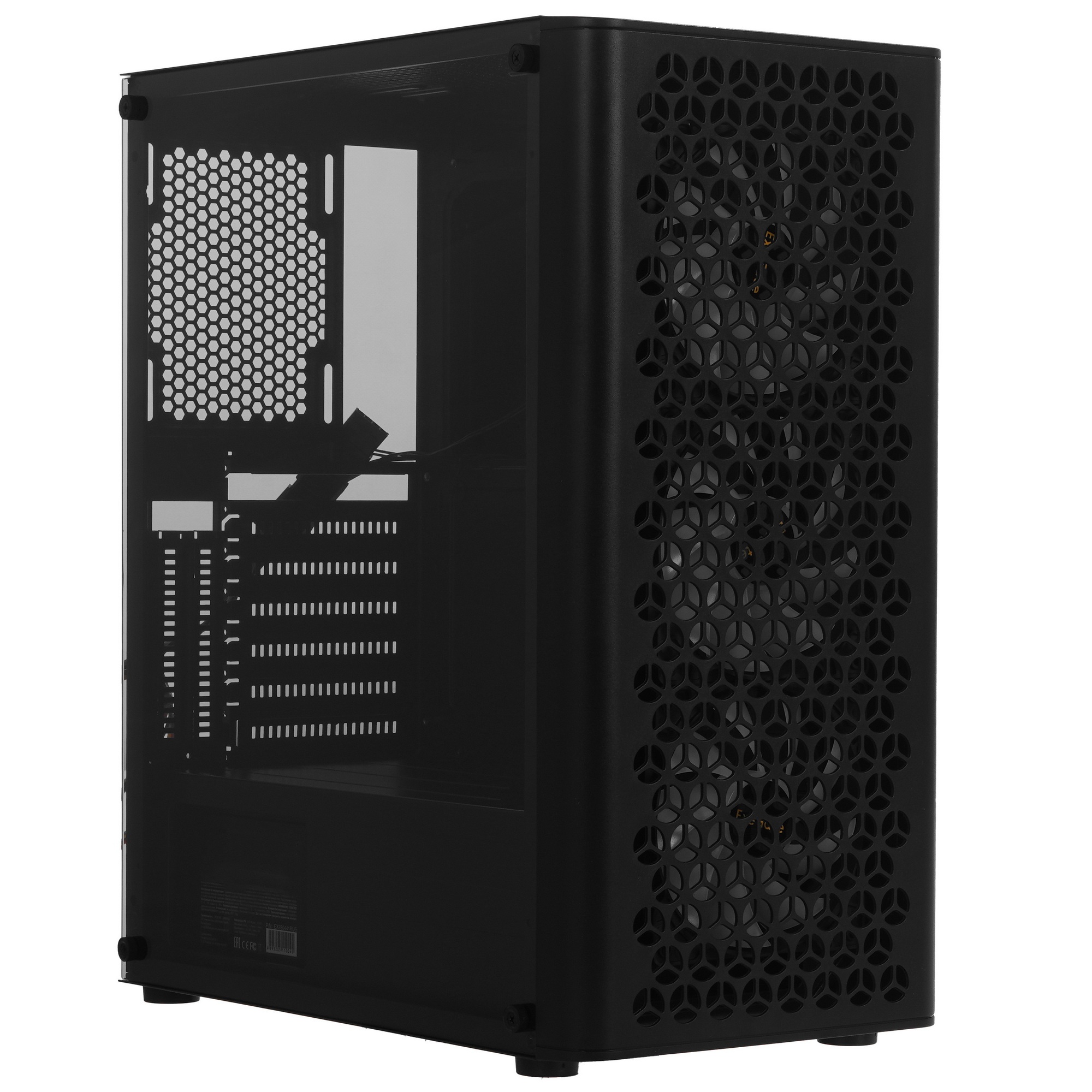 Компьютерный корпус Miditower ExeGate EVO-9202-NPX600 (ATX, БП 600NPX с вент. 12 см, с окном, 1*USB+