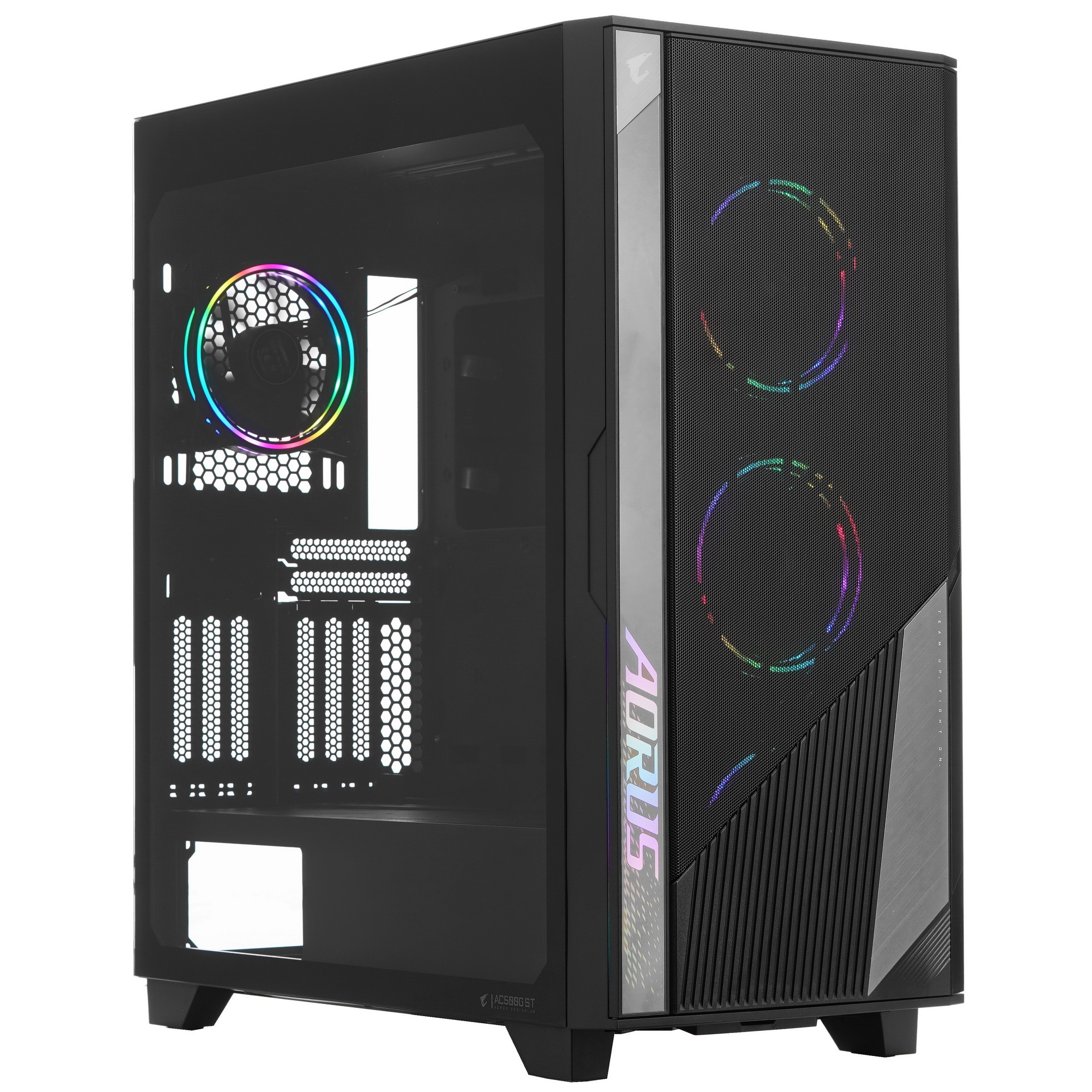 Компьютерный корпус Gigabyte AORUS AС500G черный без БП ATX 4x120mm 4x140mm 2xUSB3.0 1xUSB3.1 audio