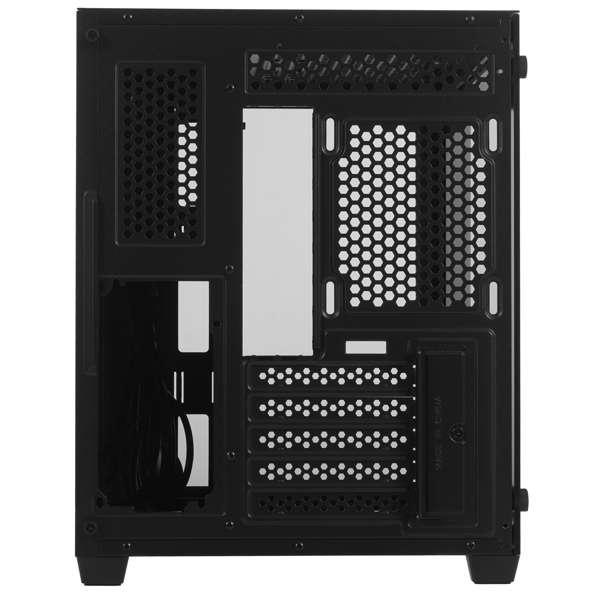 Корпус Bloody BD-CC108 черный без БП mATX 9x120mm 2xUSB3.0 audio bott PSU