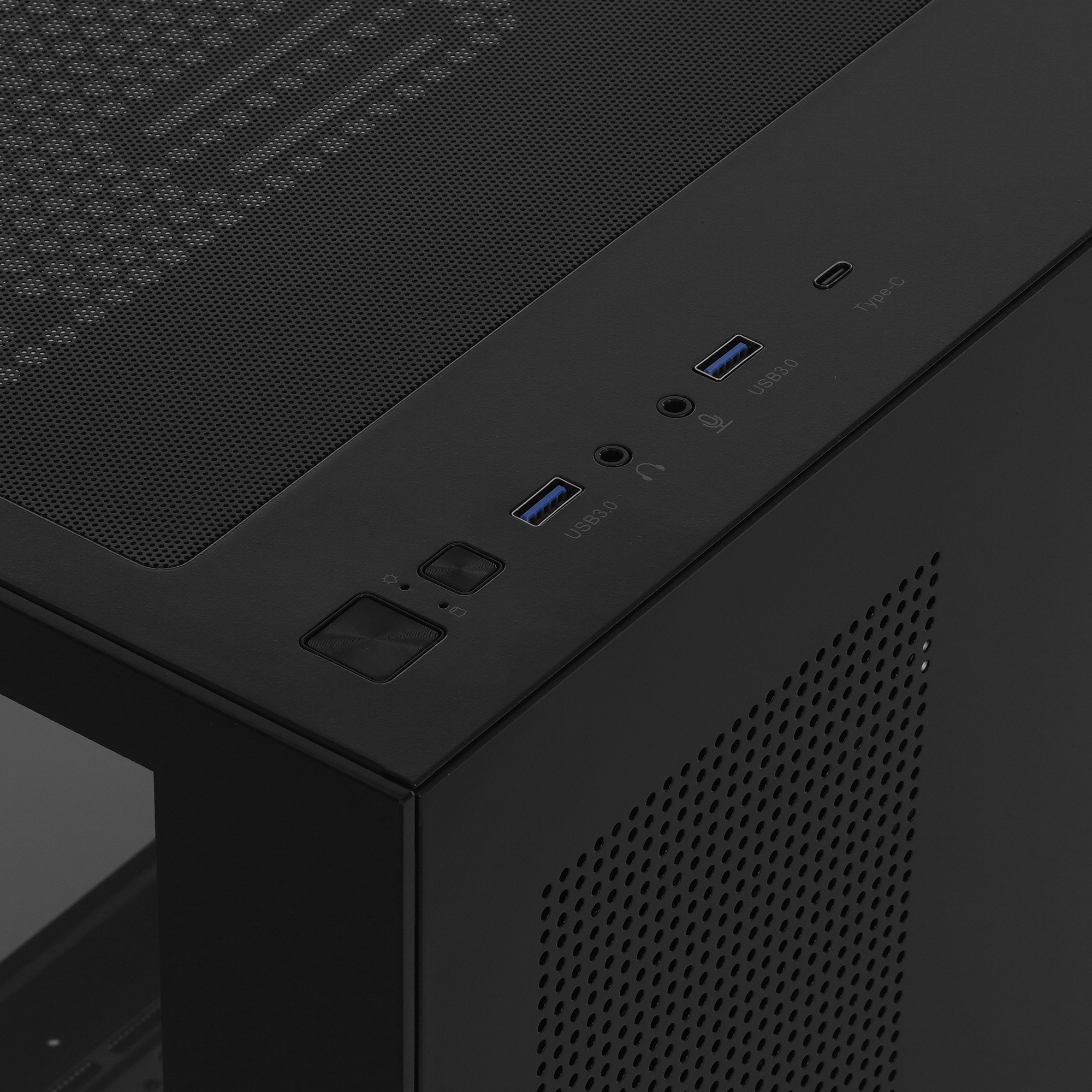 Корпус Bloody BD-CC108 черный без БП mATX 9x120mm 2xUSB3.0 audio bott PSU
