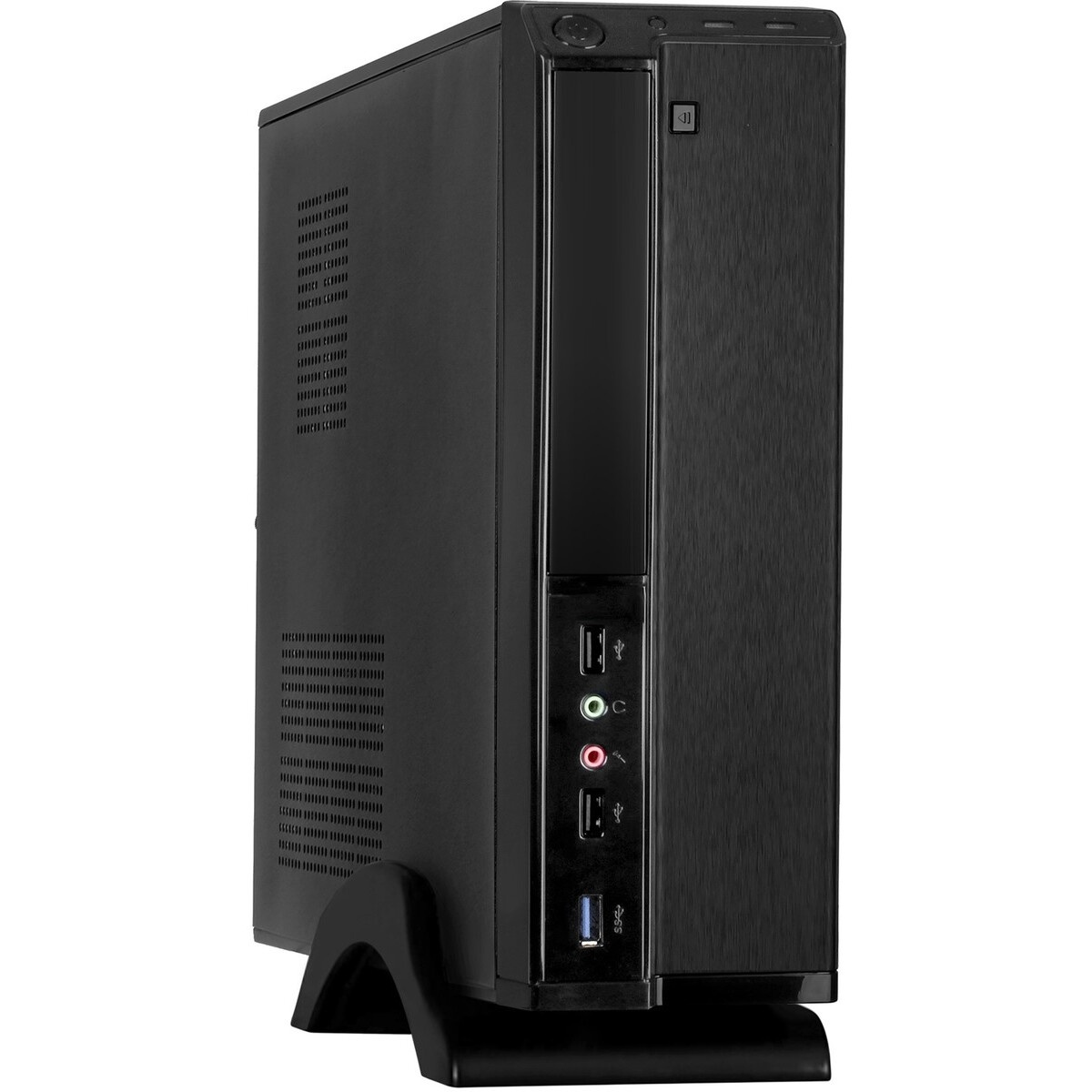 Компьютерный корпус Desktop ExeGate EX288781RUS MI-207U-350W-8 (miniITX/mATX, БП M350 с вент. 8см, 1
