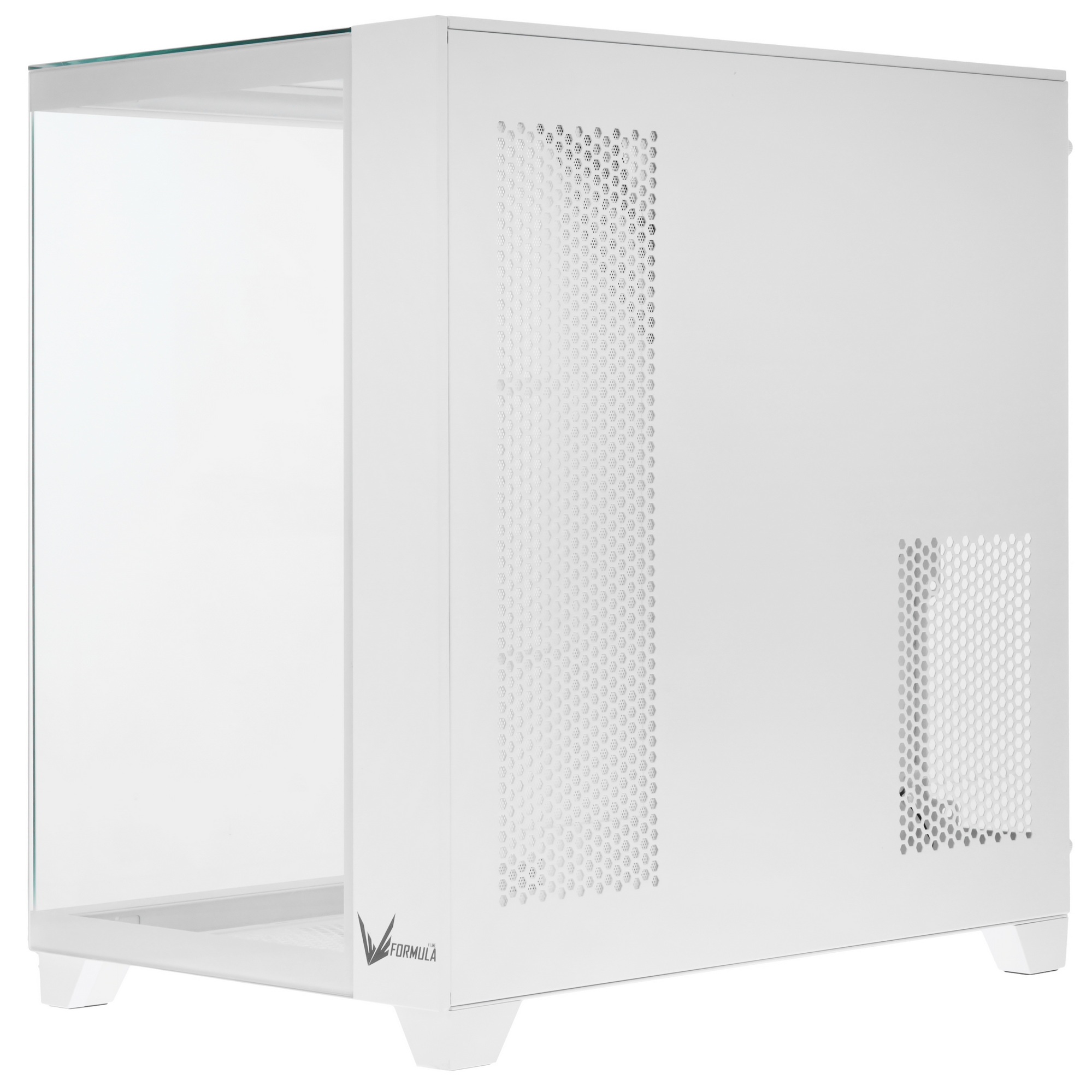 Компьютерный корпус Aerocool / Formula Crystal Z9 белый без БП ATX 7x120mm 2xUSB3.0 audio bott PSU