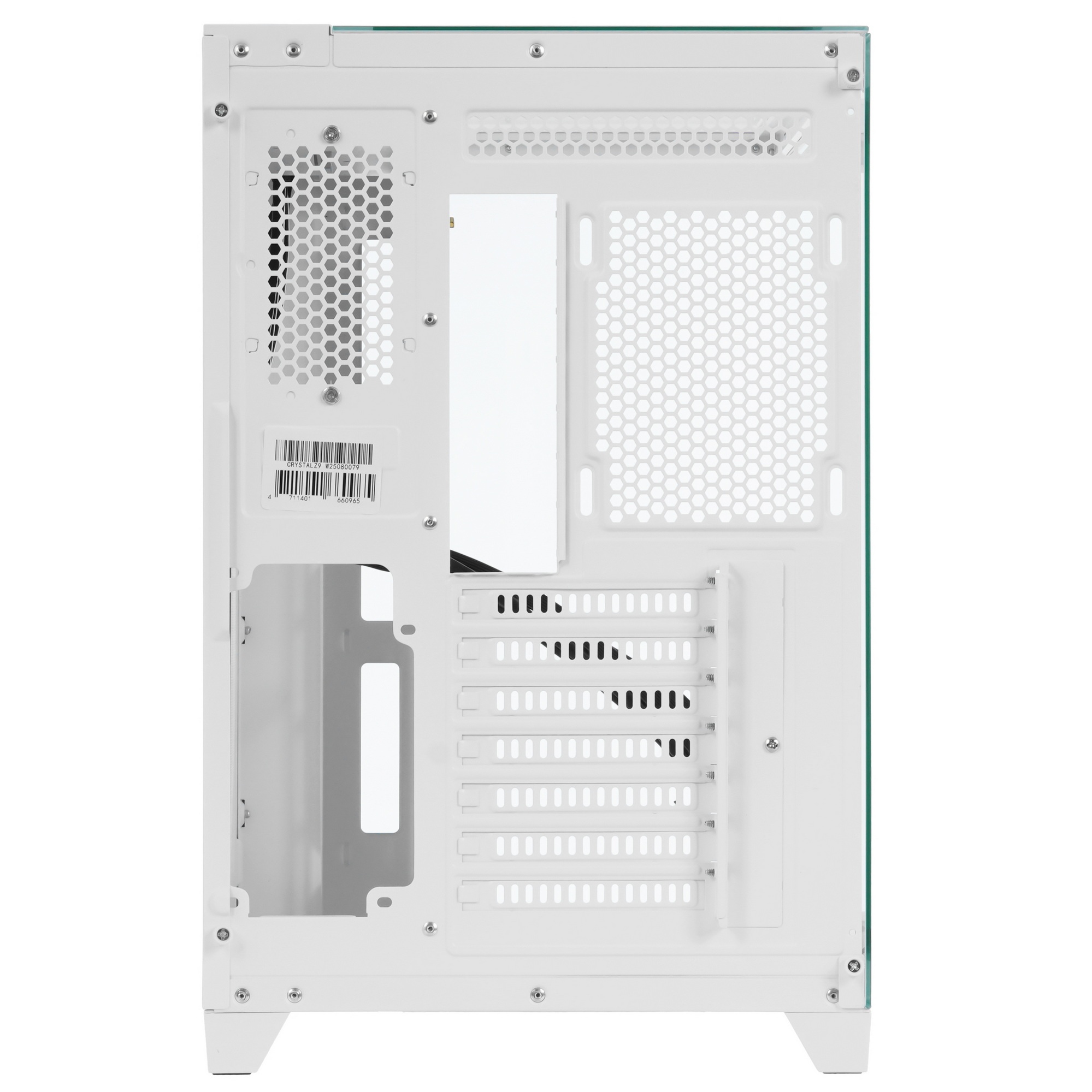 Компьютерный корпус Aerocool / Formula Crystal Z9 белый без БП ATX 7x120mm 2xUSB3.0 audio bott PSU