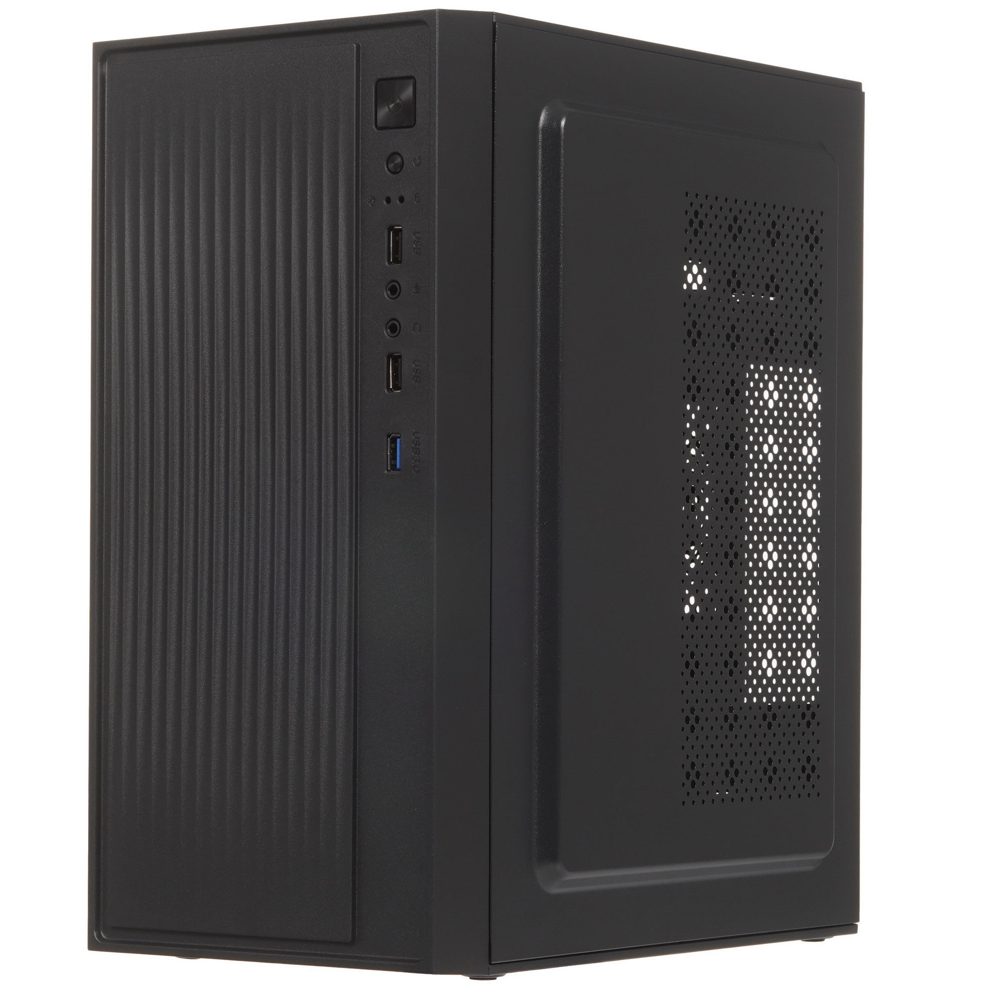 Компьютерный корпус Accord ACC-261B черный без БП mATX 1x80mm 1x92mm 2x120mm 2xUSB2.0 1xUSB3.0 audio