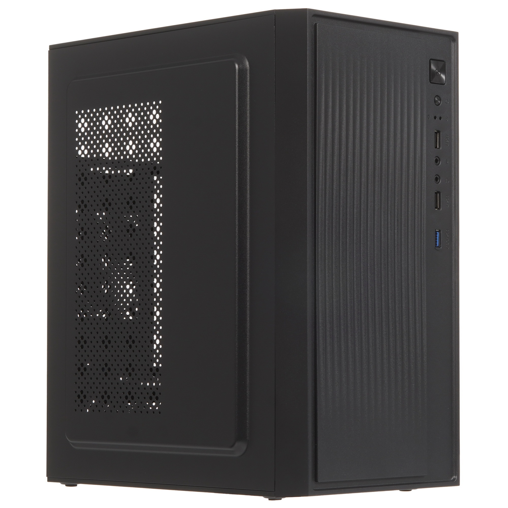 Компьютерный корпус Accord ACC-261B черный без БП mATX 1x80mm 1x92mm 2x120mm 2xUSB2.0 1xUSB3.0 audio