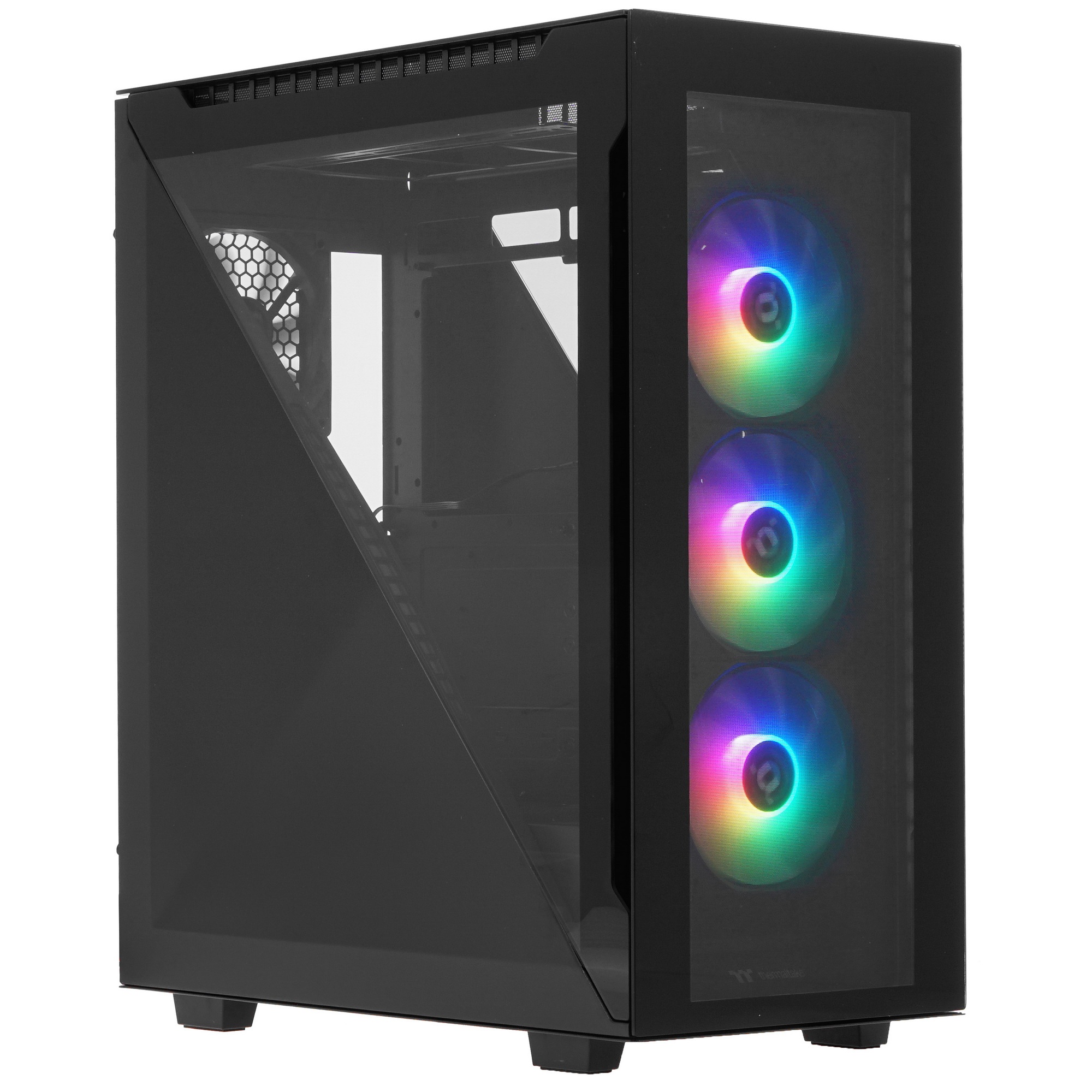 Компьютерный корпус Thermaltake Divider 500 TG ARGB CA-1T4-00M1WN-01 Black/Win/SPCC/Tempered Glass*4