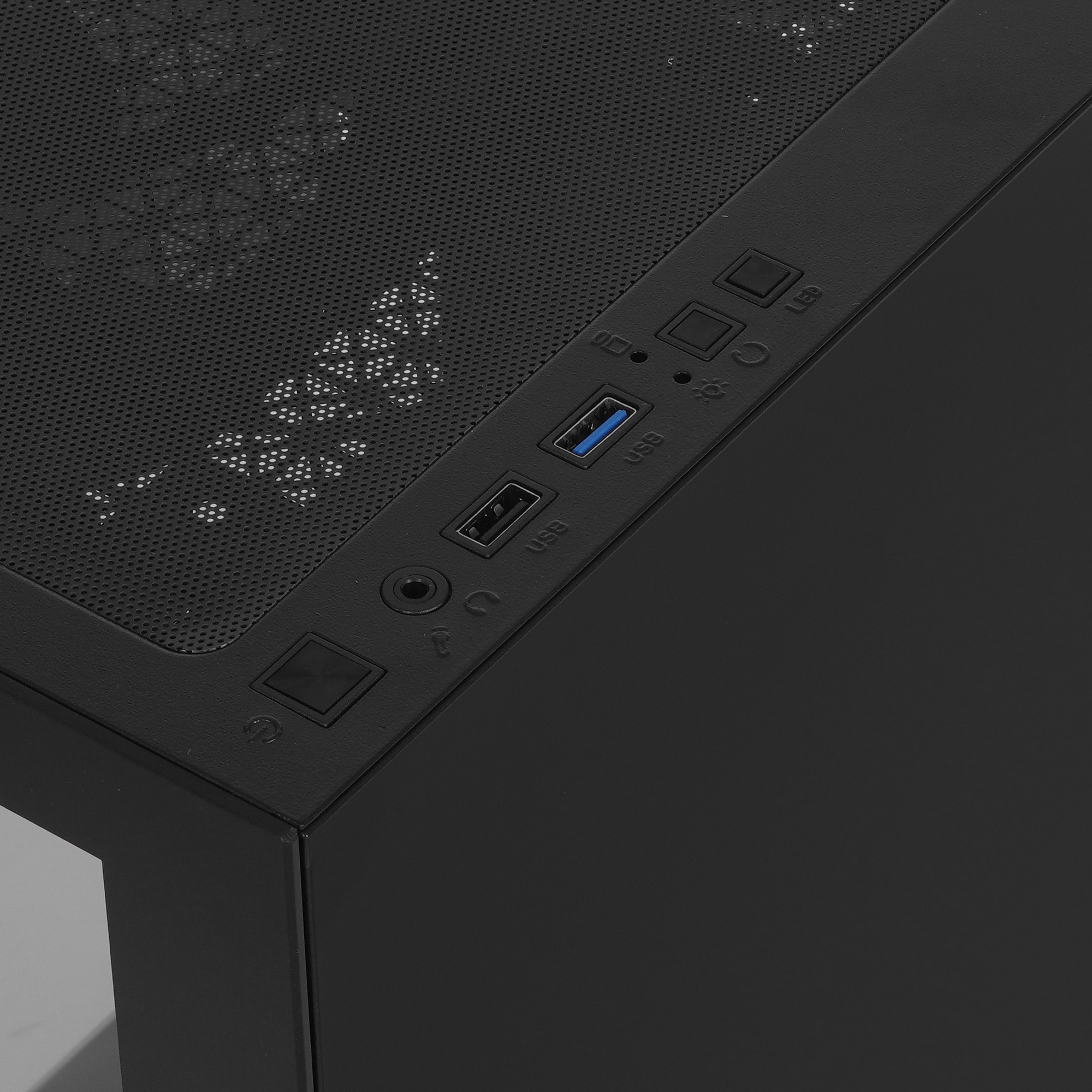 Компьютерный корпус 1STPLAYER MIKU Mi2 Black / mATX / 3x120mm LED fans / Mi2-BK-3F1