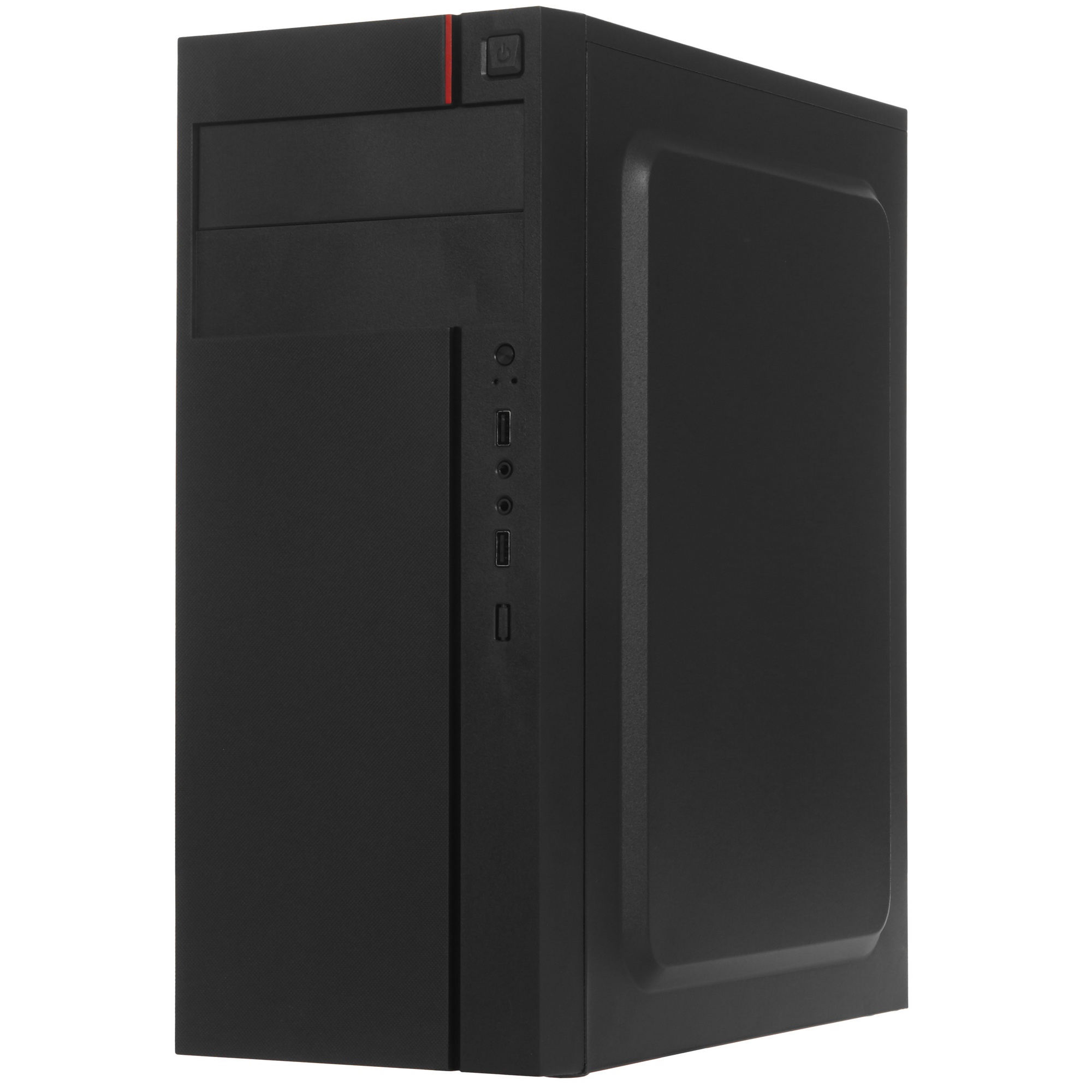 Компьютерный корпус Miditower ExeGate AA-440-AA350 (ATX, AA350 8 см, 2*USB, аудио)