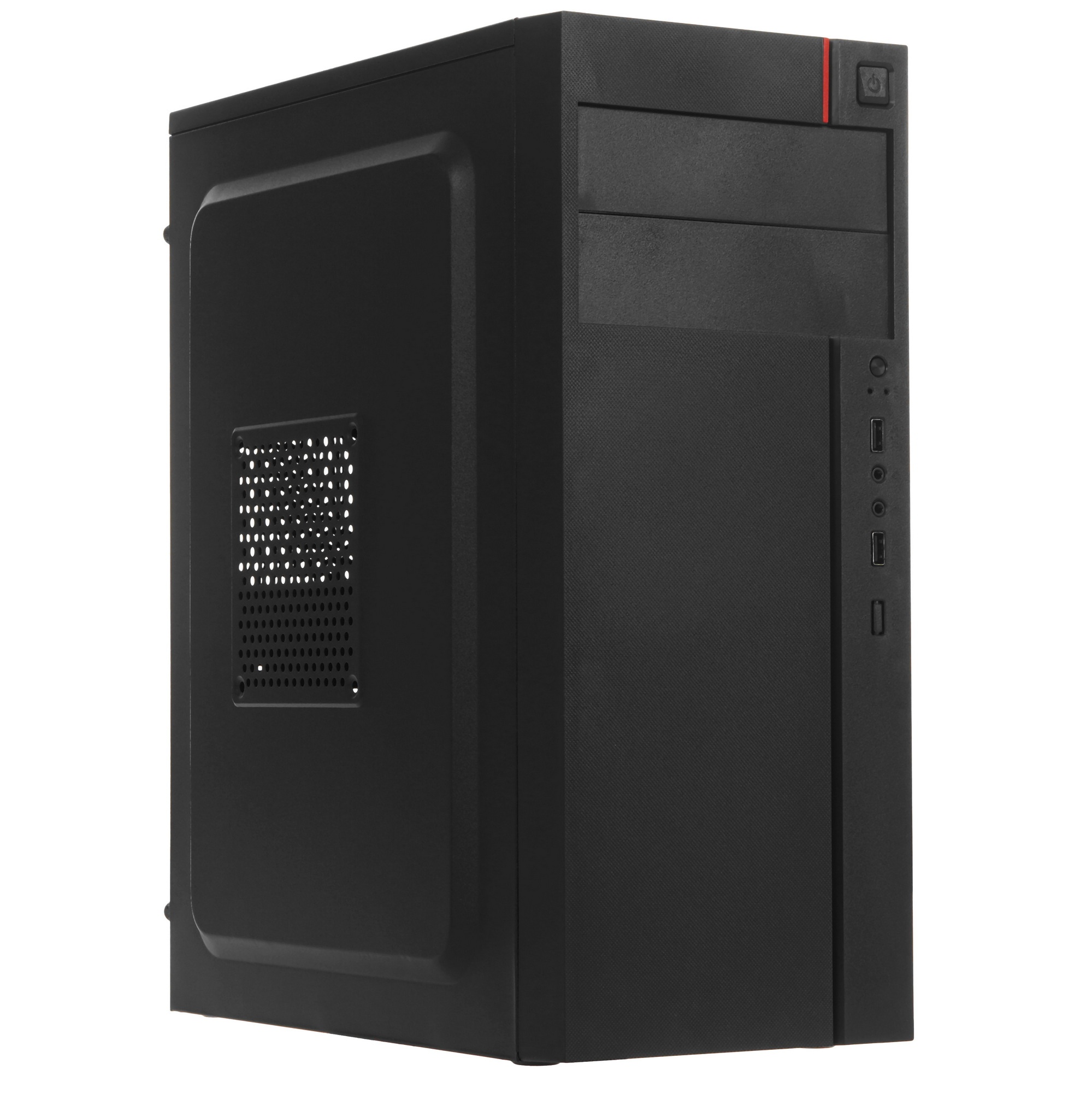 Компьютерный корпус Miditower ExeGate AA-440-AA350 (ATX, AA350 8 см, 2*USB, аудио)
