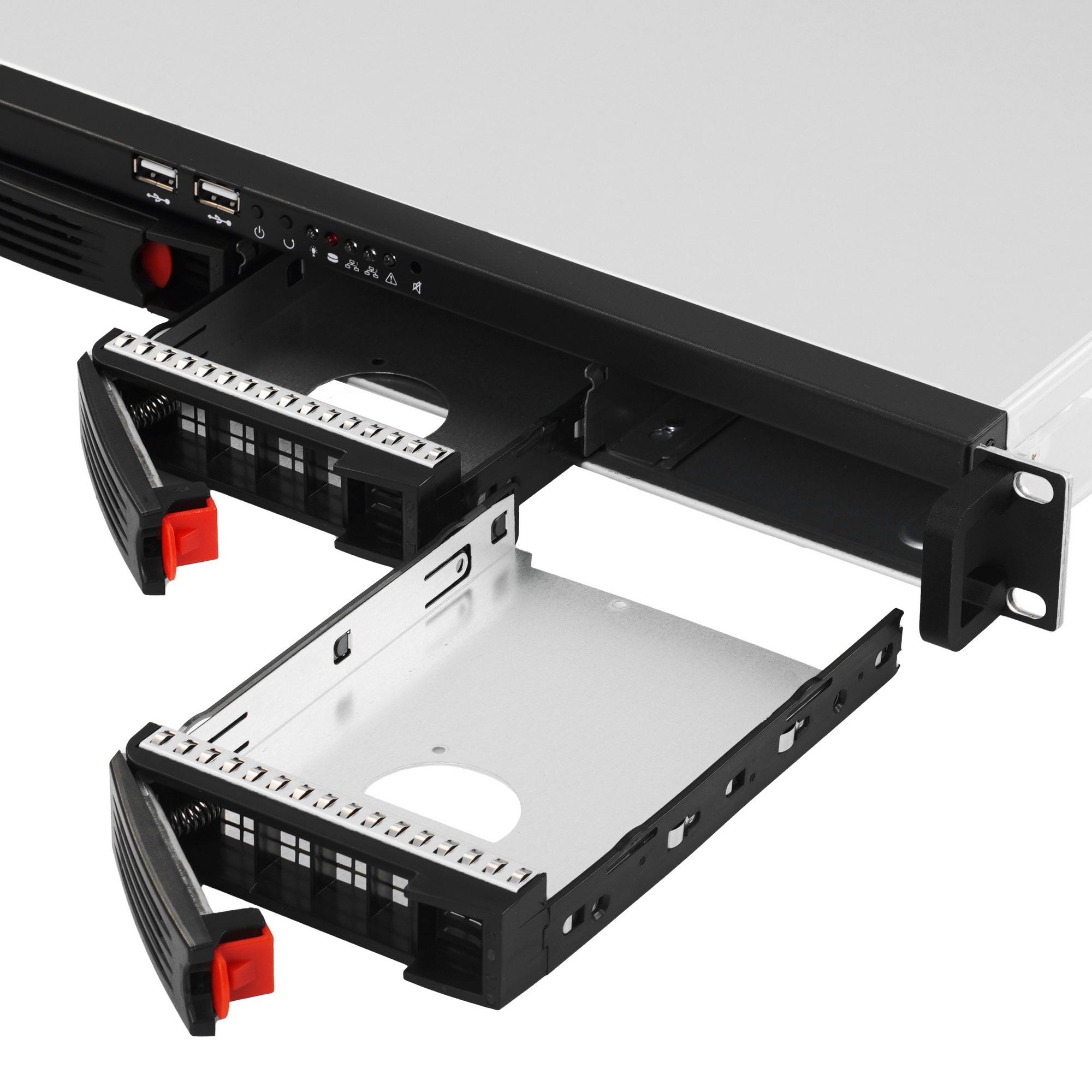 Серверный корпус ExeGate Pro EX288493RUS 1U660-HS04 RM 19", высота 1U, глубина 660, БП 1U-800ADS, 4