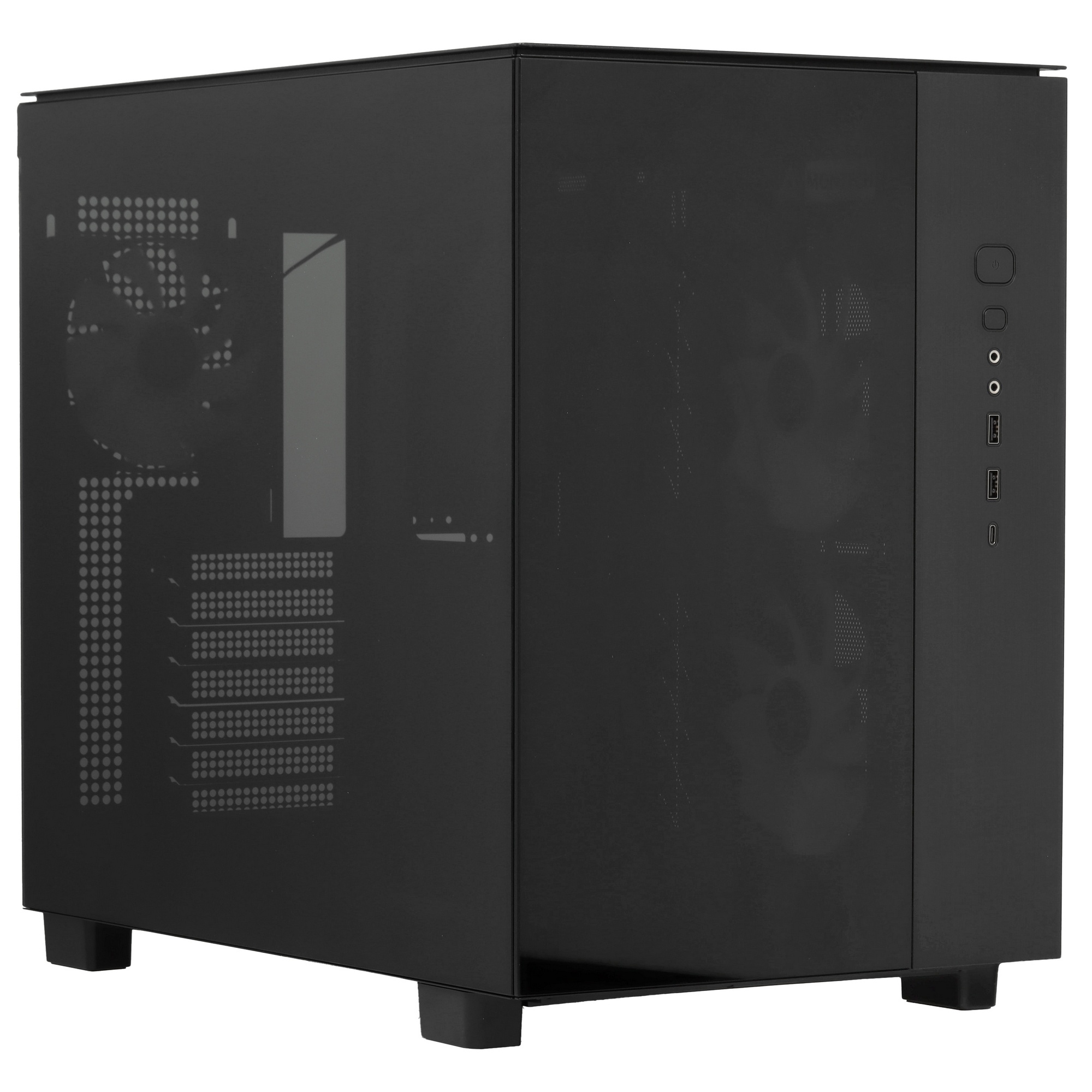 Корпус Montech King 65 PRO черный без БП ATX 8x120mm 6x140mm 2xUSB3.0 audio bott PSU