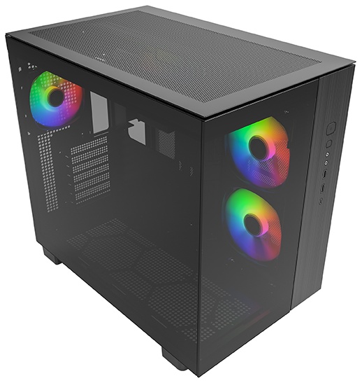 Корпус Montech King 65 PRO черный без БП ATX 8x120mm 6x140mm 2xUSB3.0 audio bott PSU