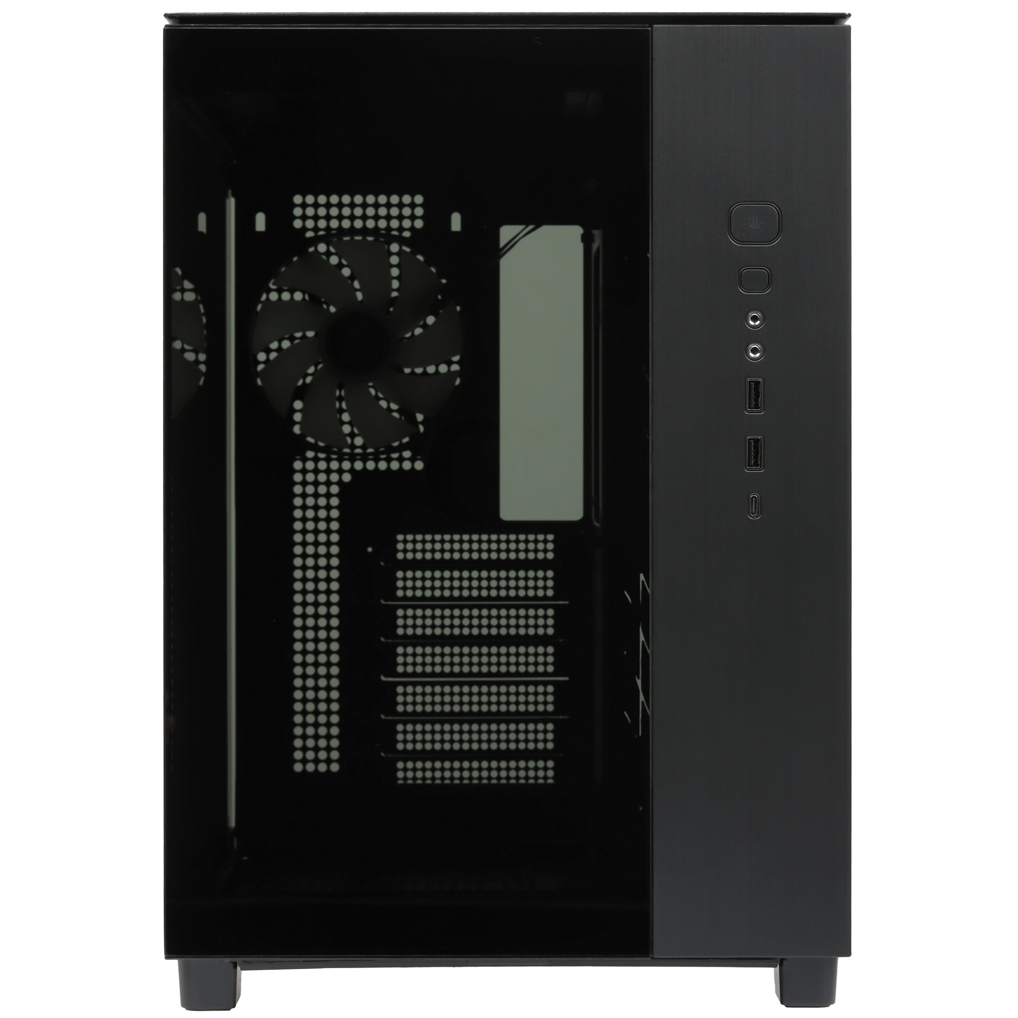 Корпус Montech King 65 PRO черный без БП ATX 8x120mm 6x140mm 2xUSB3.0 audio bott PSU
