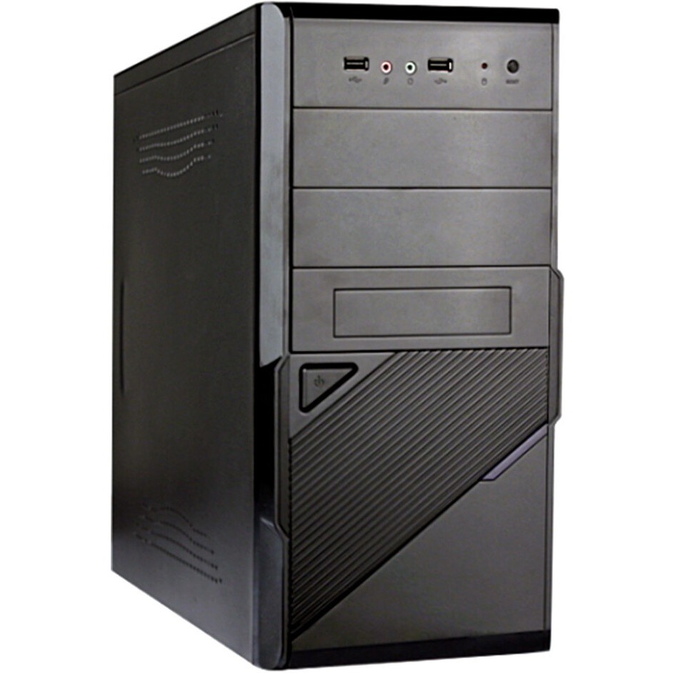 Компьютерный корпус Exegate EX284018RUS Minitower BA-201 Black, mATX, , 2*USB, Audio