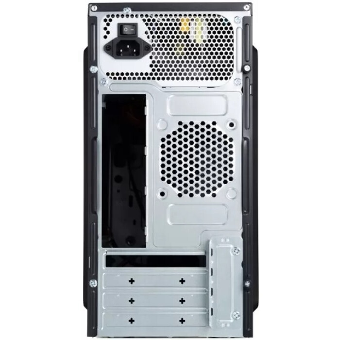 Компьютерный корпус Foxline FL-702, mATX, 1x5.25EXT, 1x3.5EXT, 2x3.5INT, 2xUSB3.0, HDA, w/o FAN, w/4