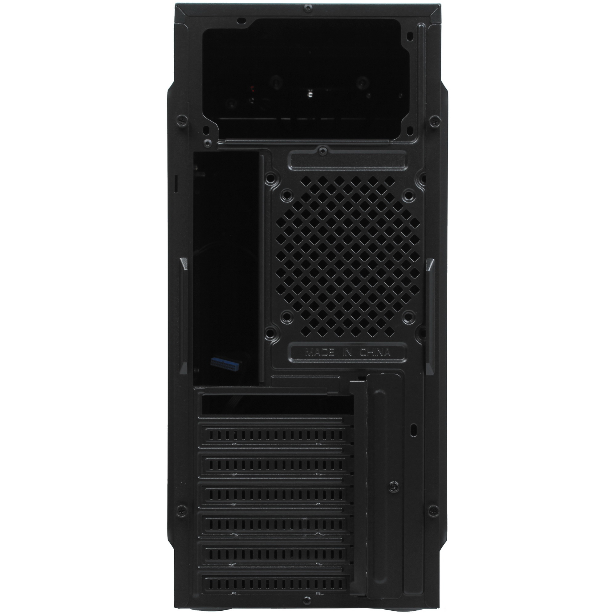 Компьютерный корпус Miditower ExeGate XP-332UC (ATX, без БП, 2*USB3.0+1*TypeC, аудио, черный)