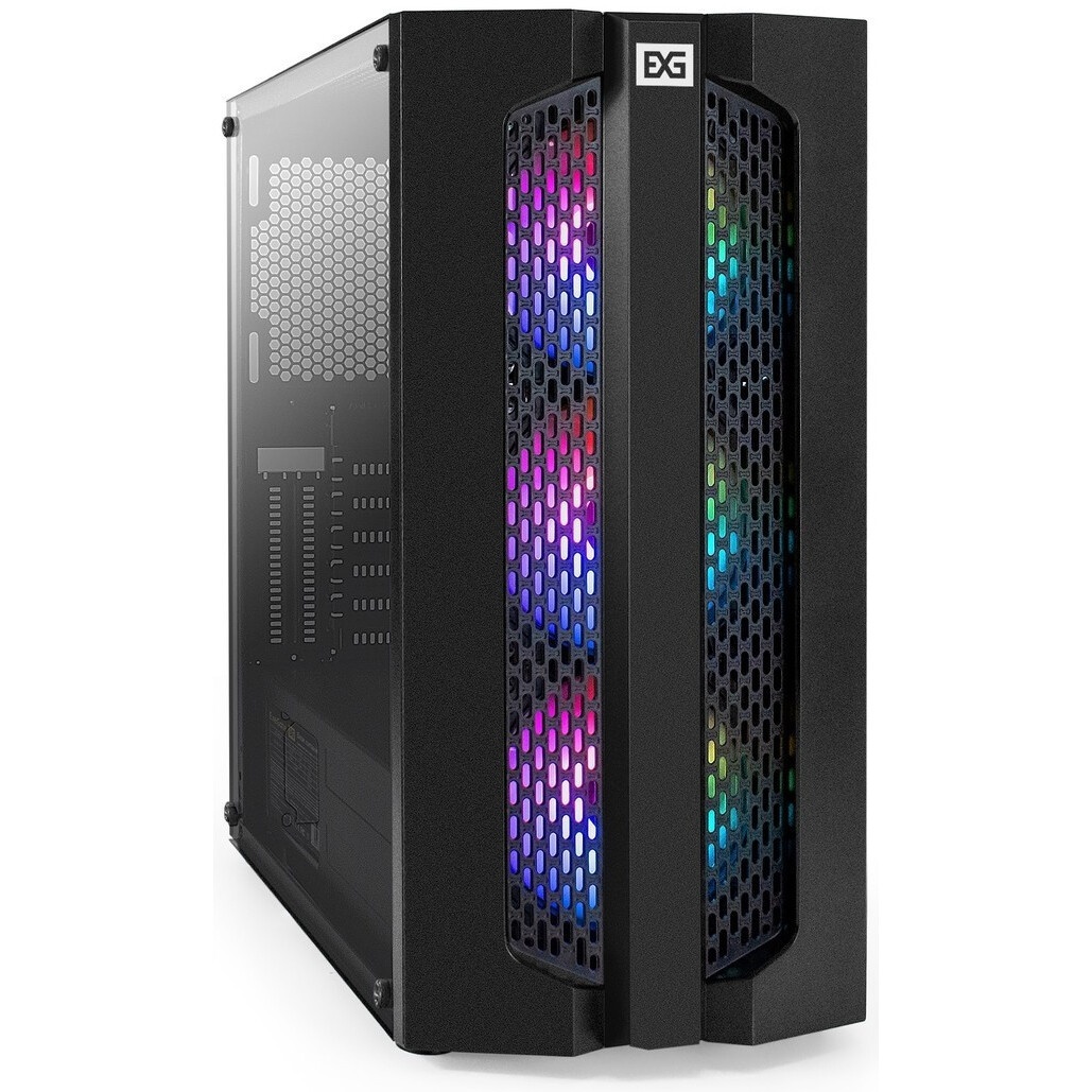 Корпус Miditower ExeGate EVO-8227-NPX600 (ATX, БП 600NPX с вент. 12см, 2*USB+1*USB3.0+HD Audio, черн