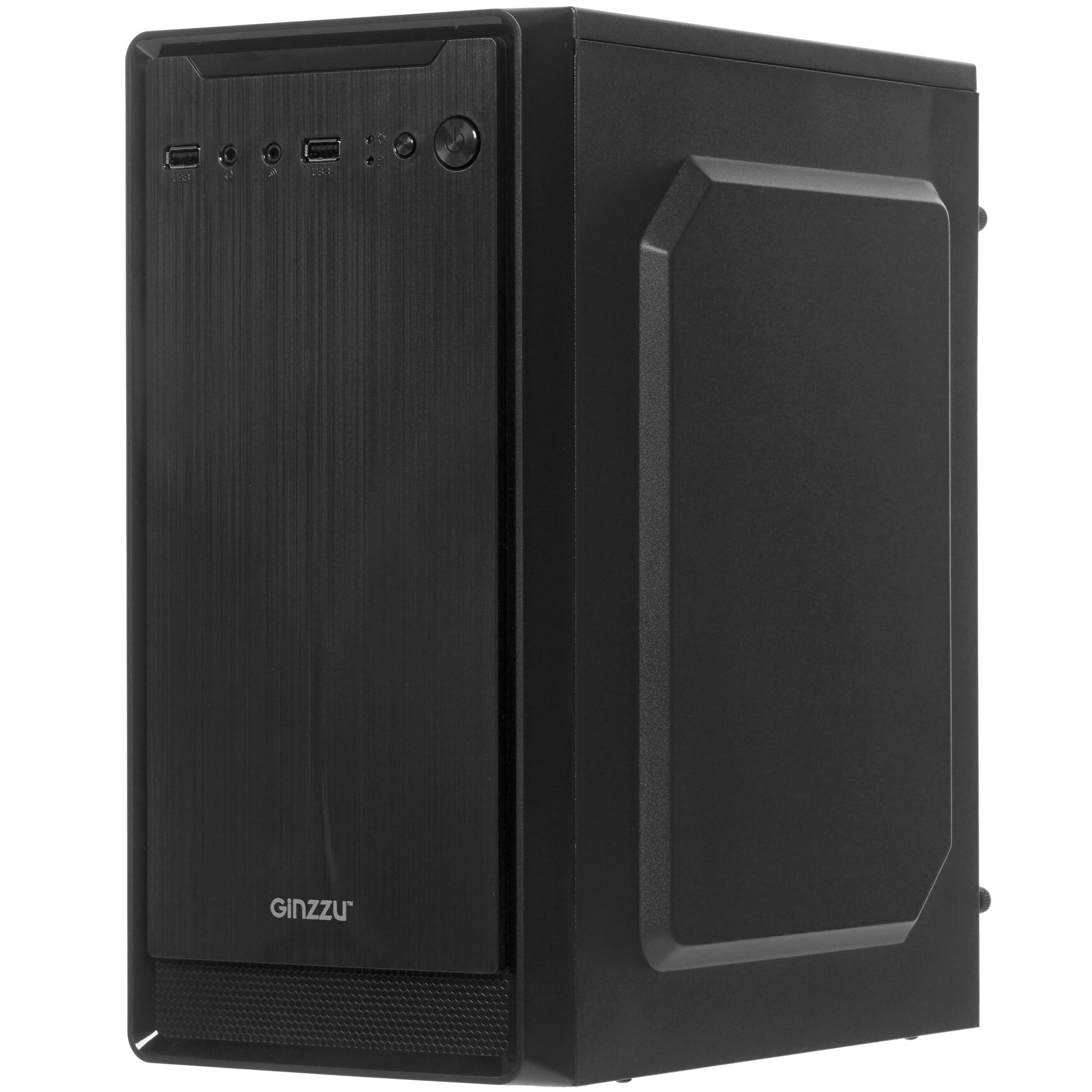 Компьютерный корпус Ginzzu B180 2*USB 2.0,AU w/o PSU
