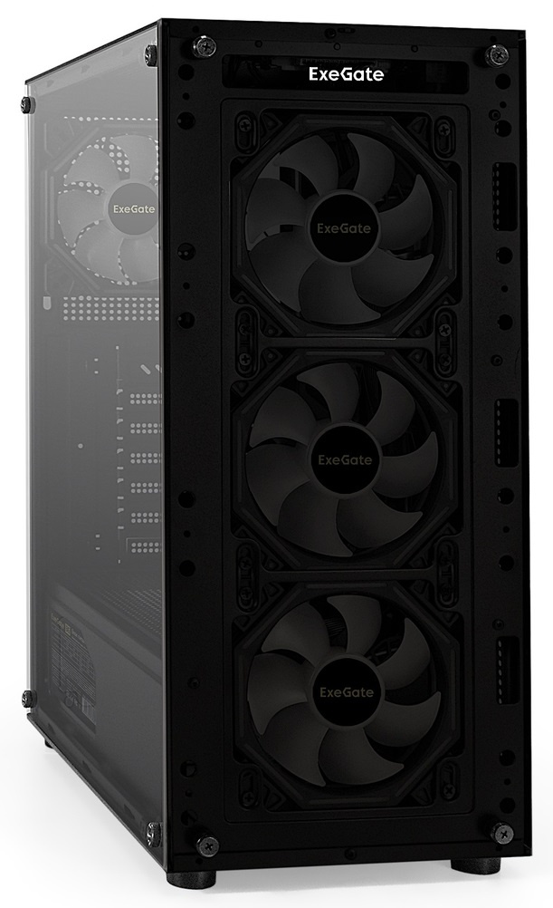 Компьютерный корпус Miditower ExeGate i3 BASE-NPX700 (ATX, БП 700NPX с вент. 12 см, с окном, 1*USB+1