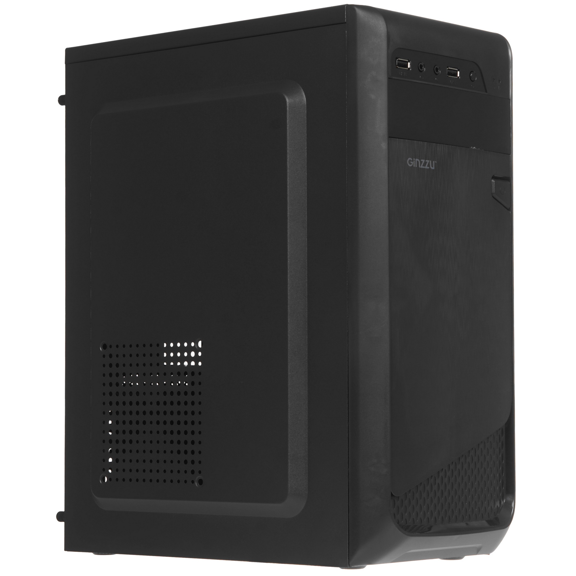 Компьютерный корпус Ginzzu A180 2*USB 2.0,AU w/o PSU