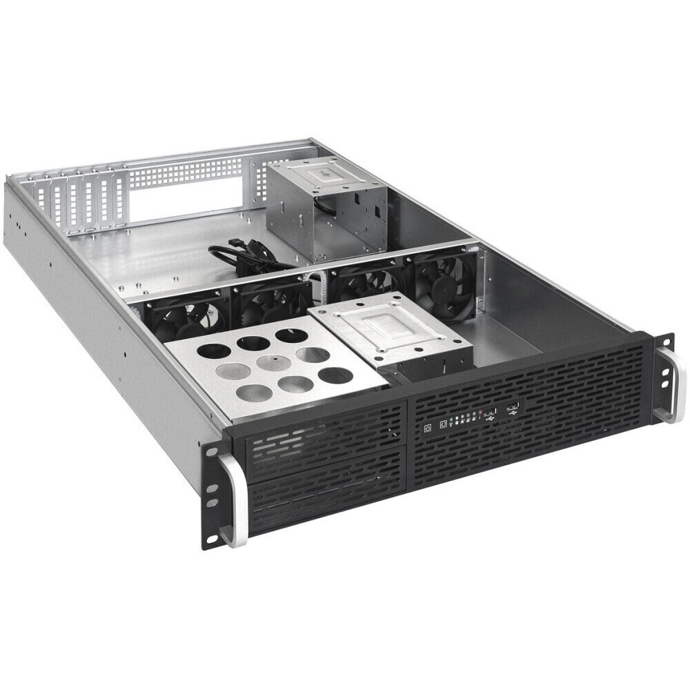 Серверный корпус ExeGate Pro 2U650-06/2U2098L (RM 19", высота 2U, глубина 650, БП 1200ADS, USB)
