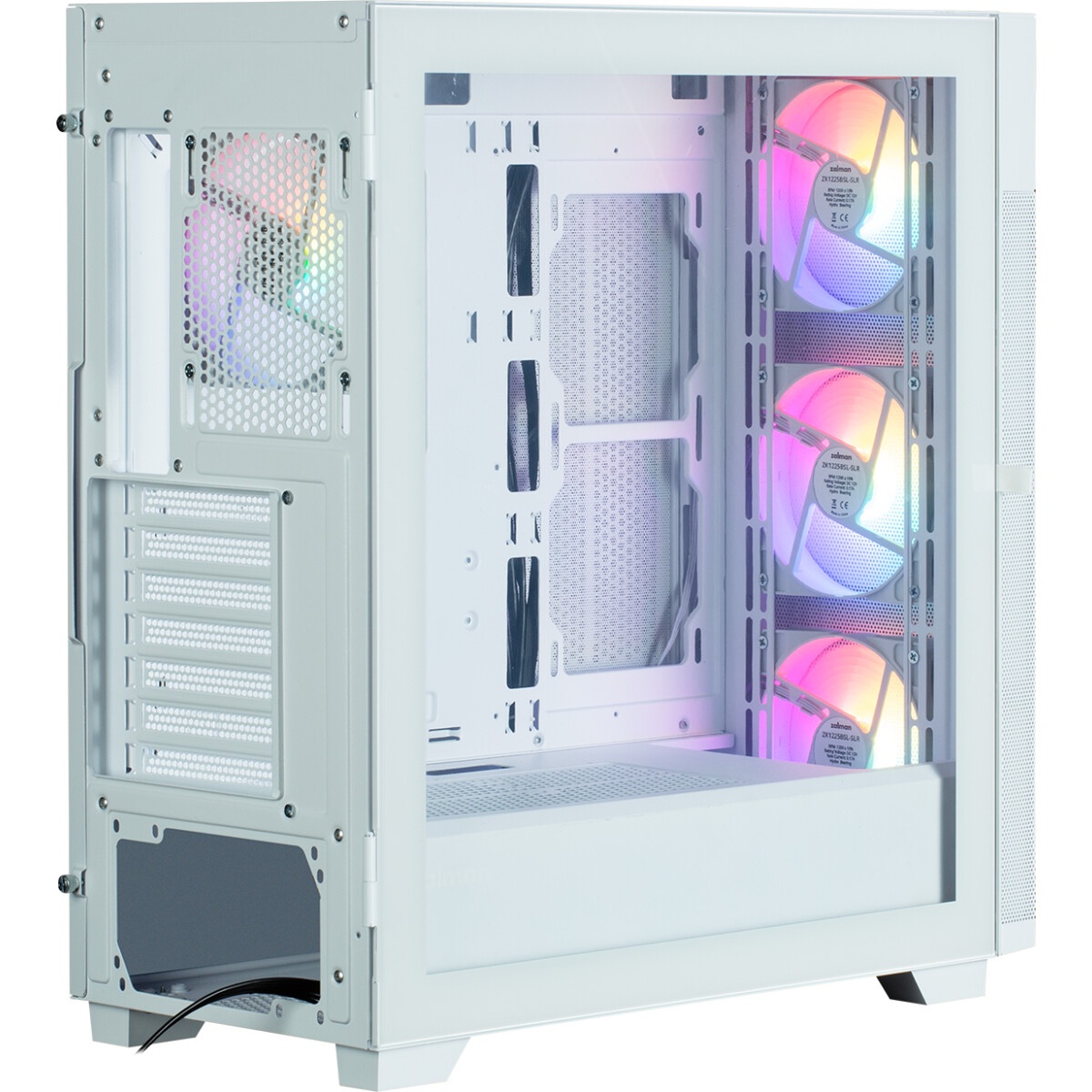 Компьютерный корпус MIDITOWER ATX W/O PSU Z3 ICEBERG WHITE ZALMAN