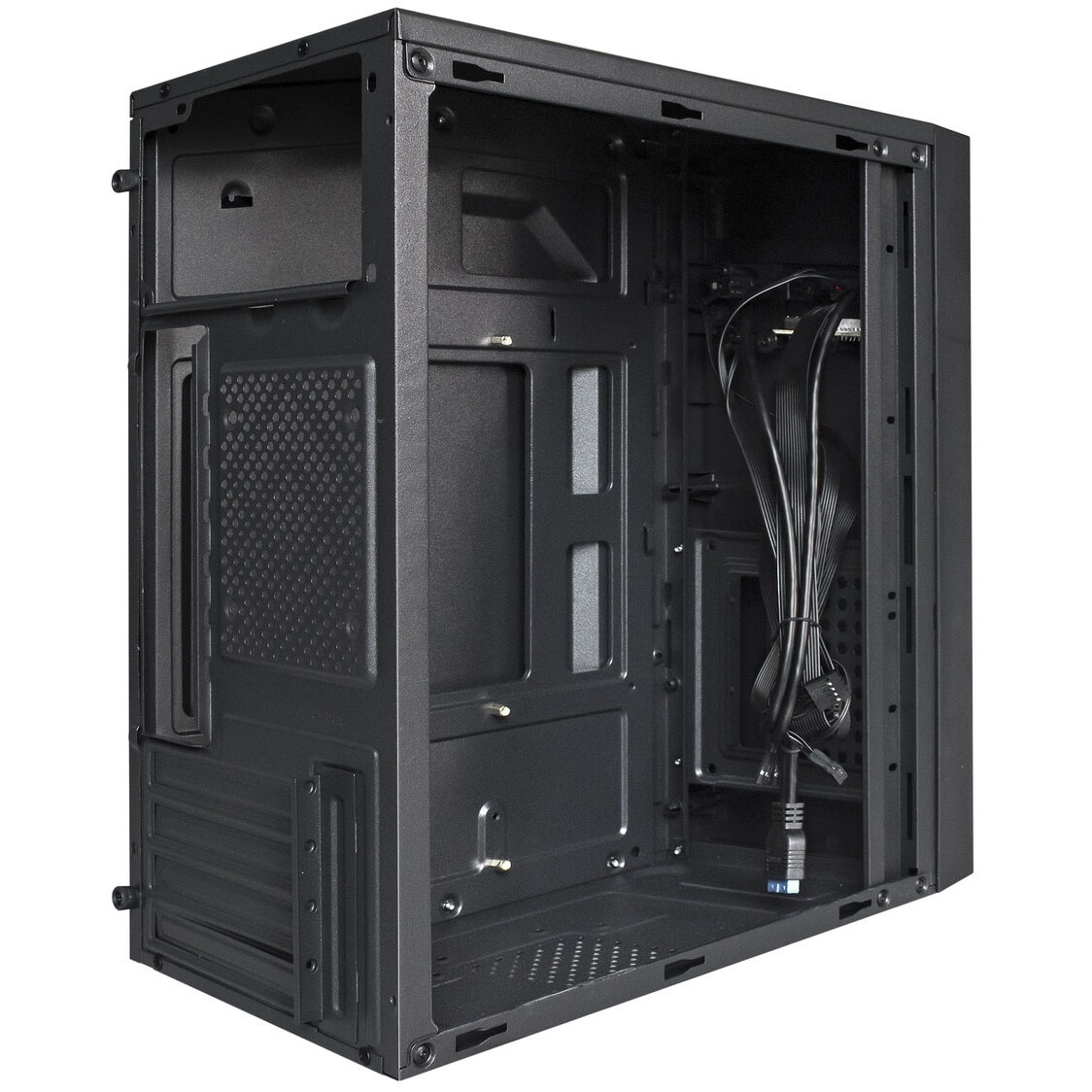 Корпус Minitower ExeGate BAA-109U2-UN450 (mATX, БП UN450 с вент. 12см, 2*USB+2*USB3.0, аудио, черный