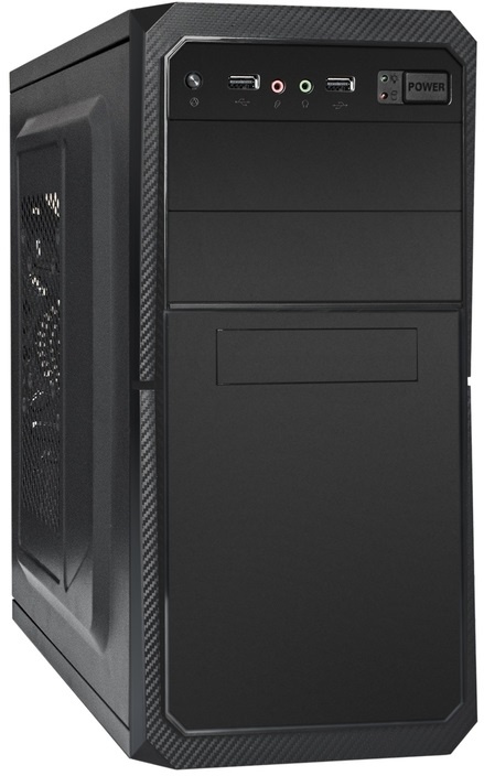 Компьютерный корпус Exegate EX284024RUS Minitower BA-202 Black, mATX, , 2*USB, Audio